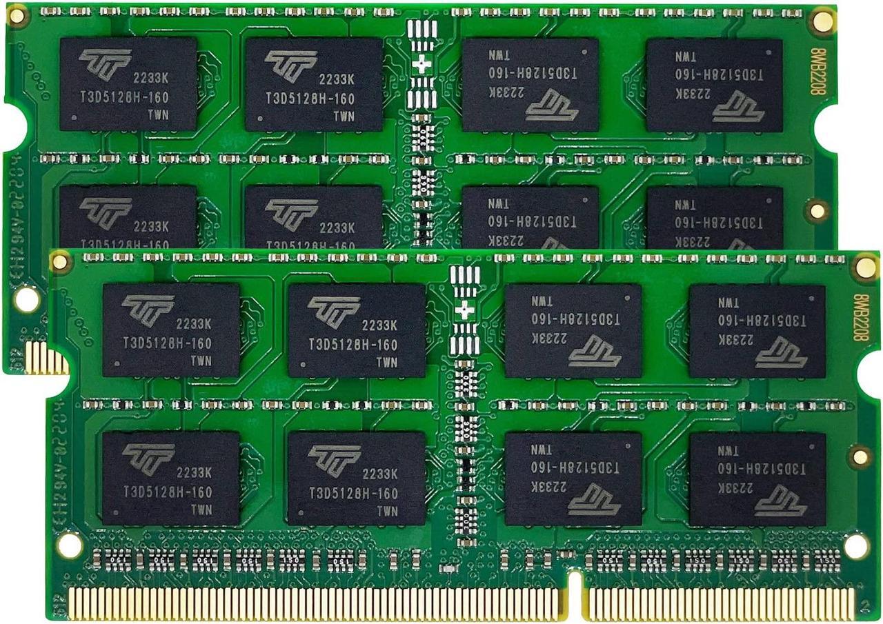 Alt view image 2 of 7 - Timetec 16GB KIT(2x8GB) DDR3L/DDR3 1600MHz(DDR3L-1600) PC3L-12800 Non-ECC Unbuffered 1.35V/1.5V CL11 2Rx8 Dual Rank 204 Pin SODIMM Laptop Notebook RAM