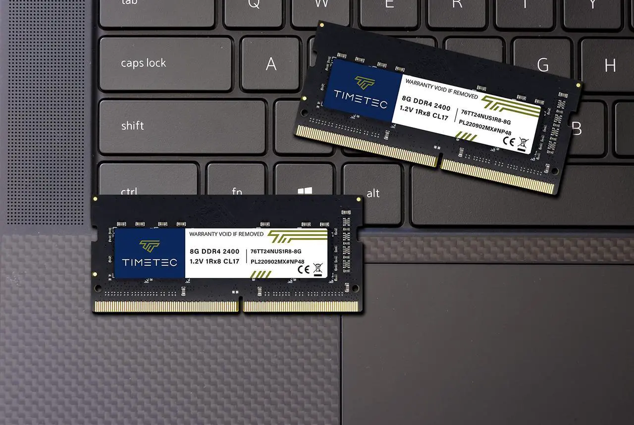 Alt view image 4 of 6 - Timetec 8GB DDR4 2400MHz PC4-19200 Unbuffered Non-ECC 1.2V CL17 260 Pin SODIMM Laptop Notebook Computer Memory RAM Module Upgrade (8GB)