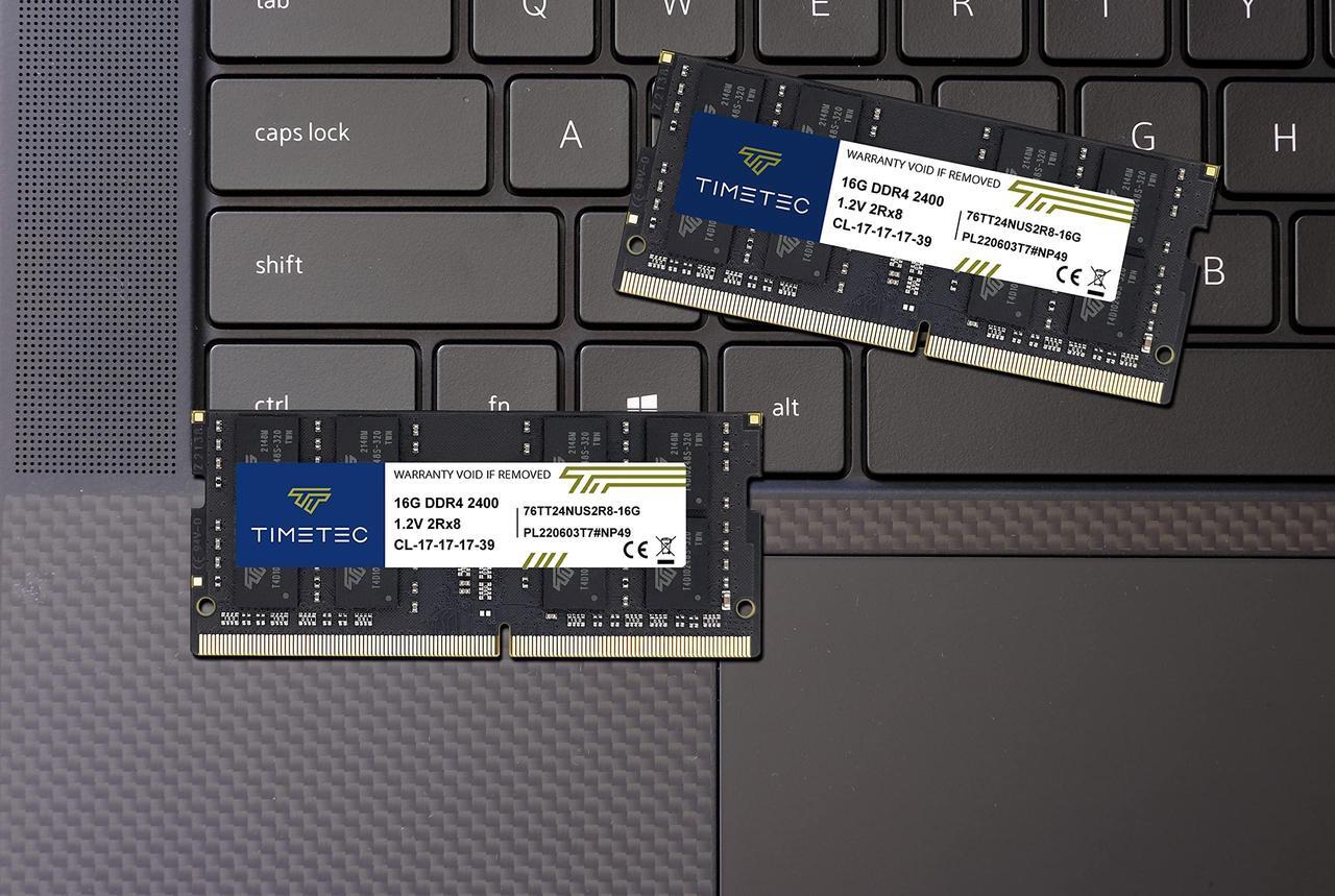 Alt view image 4 of 7 - Timetec 16GB DDR4 2400MHz PC4-19200 Non ECC Unbuffered 1.2V CL17 260 Pin SODIMM Laptop Notebook Computer Memory Ram Module Upgrade(16GB)
