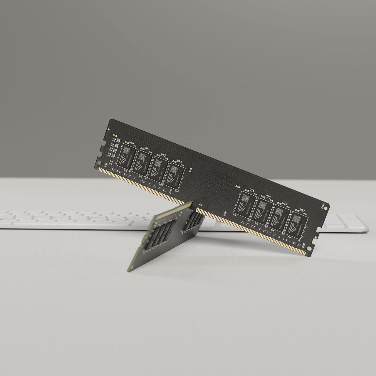 Alt view image 2 of 5 - Timetec 32GB KIT(2x16GB) DDR4 3200MHz (or 2933MHz or 2666MHz) PC4-25600 CL22 1.2V Non-ECC Unbuffered 2Rx8 Dual Rank 288 Pin UDIMM Desktop PC Computer Memory RAM Module Upgrade