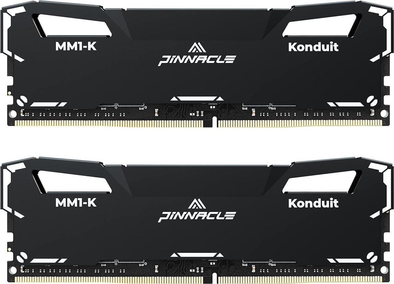 Main image of Timetec Pinnacle Konduit 64GB KIT(2x32GB) DDR4 3200MHz PC4-25600 CL16-18-18-38 XMP2.0 Overclocking 1.35V Dual Rank Compatible for AMD and Intel Desktop Gaming PC Memory Module - Black
