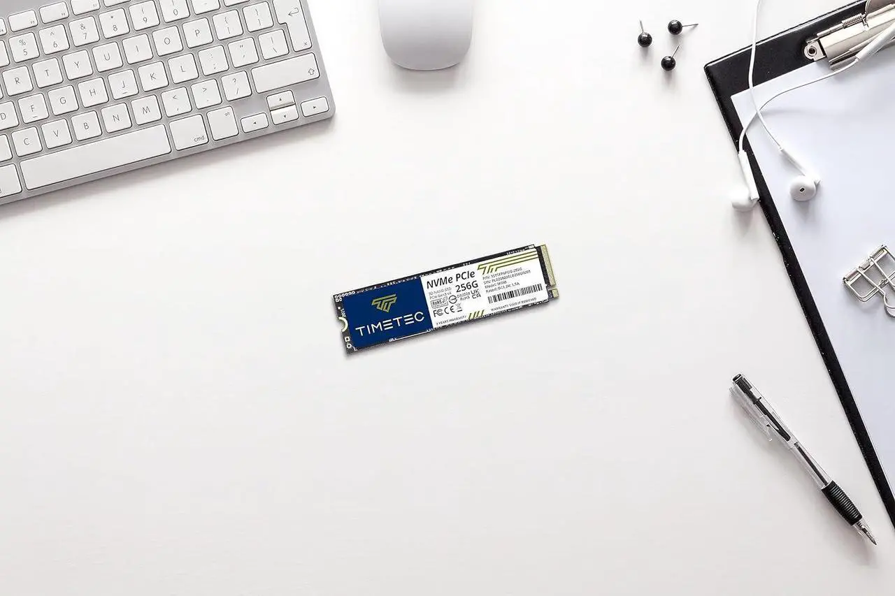 Alt view image 2 of 7 - Timetec 256GBx10 (10 Pack) SSD NVMe PCIe Gen3x4 8Gb/s M.2 2280 3D NAND TLC 150TBW SLC Cache Read/Write Speed Up to 2,100/1,600 MB/s Internal Solid State Drive for PC Laptop and Desktop