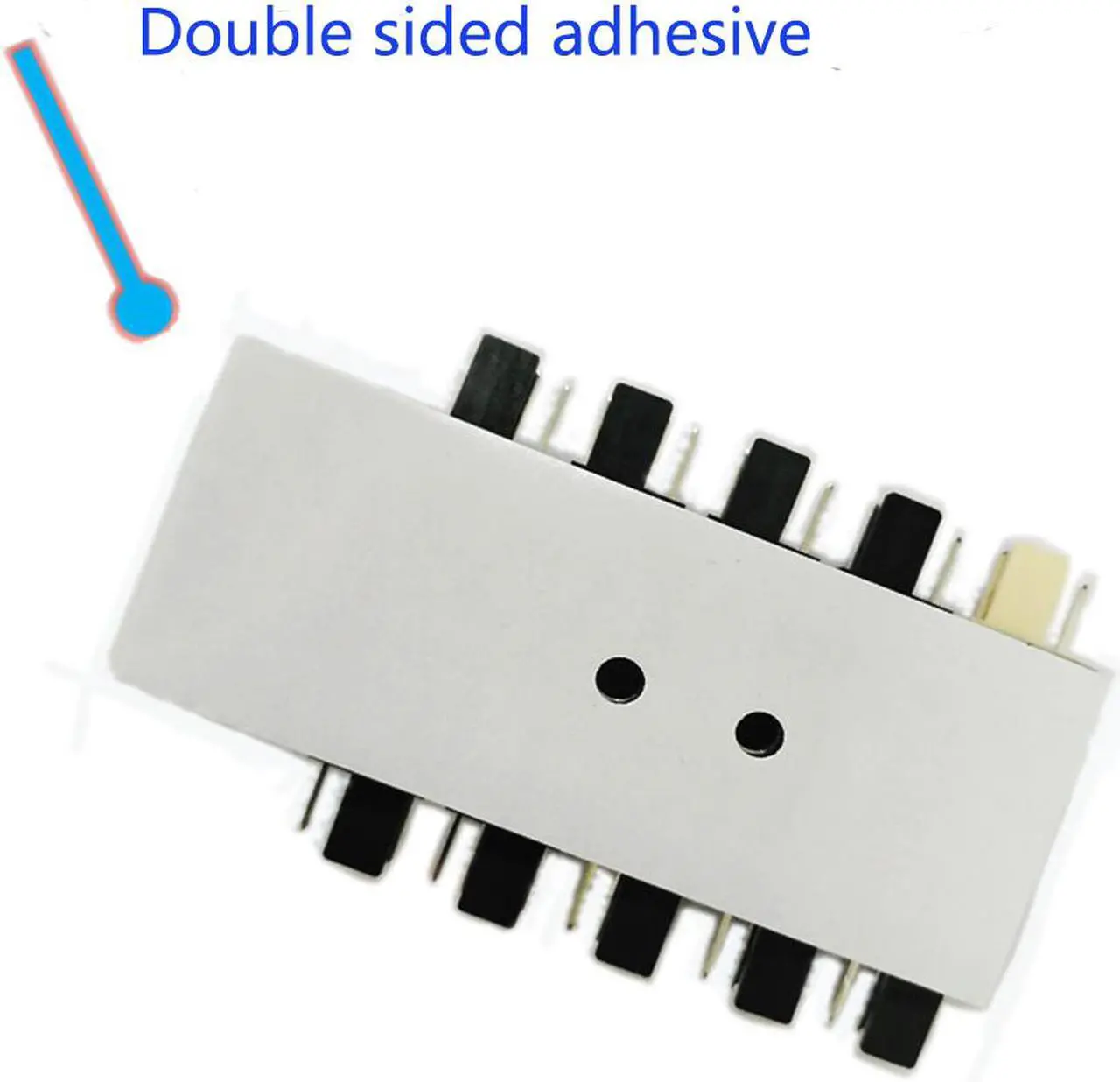 Alt view image 4 of 6 - Vibob Chassis Fan Hub CPU Cooling HUB 10 Port 12V 3Pin/4 Pin Fan PWM Fan Hub Controller power from SATA Interface