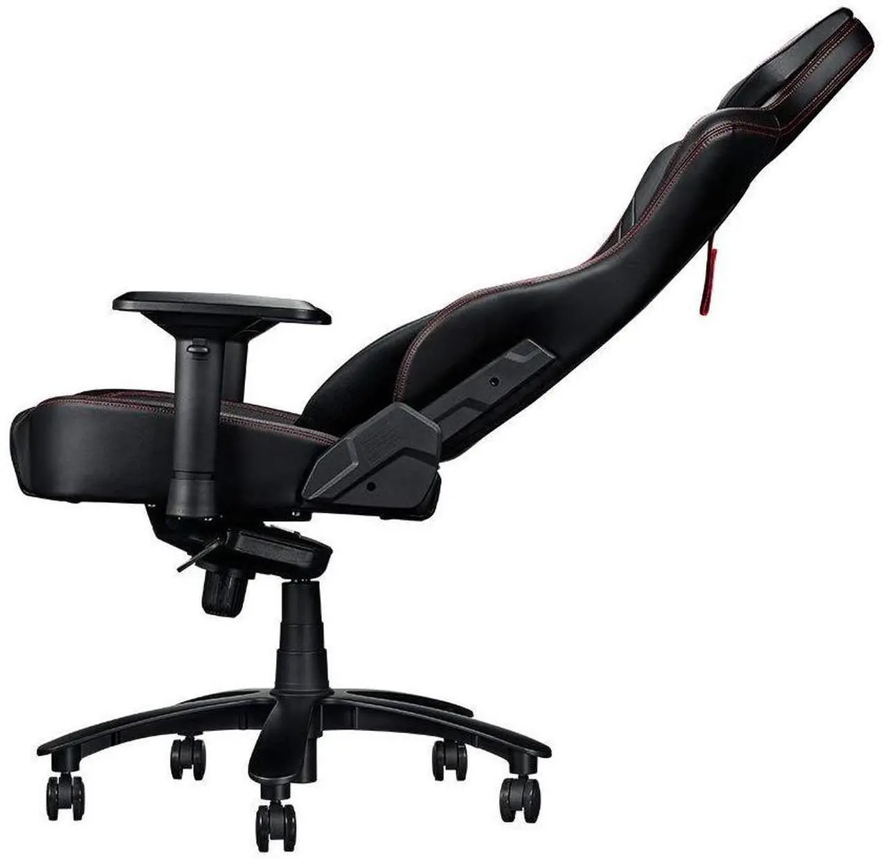 Alt view image 4 of 5 - ASUS ROG Chariot RGB Gaming Chair (Memory Foam Lumbar Support, 4D Adjustable Armrest, Reclining Backrest, Breathable Leatherette Material, Durable PU Casters, Integrated Aura RGB Lighting)