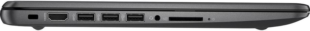 Alt view image 7 of 7 - HP Stream 14-ds0035nr 14" HD Laptop AMD A4-9120e Dual-Core 1.5 Ghz 4GB DDR4 32GB eMMC AMD Radeon R3 Graphics Windows 10 Home in S mode