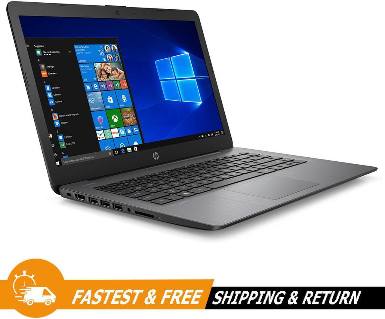 Alt view image 3 of 7 - HP Stream 14-ds0035nr 14" HD Laptop AMD A4-9120e Dual-Core 1.5 Ghz 4GB DDR4 32GB eMMC AMD Radeon R3 Graphics Windows 10 Home in S mode
