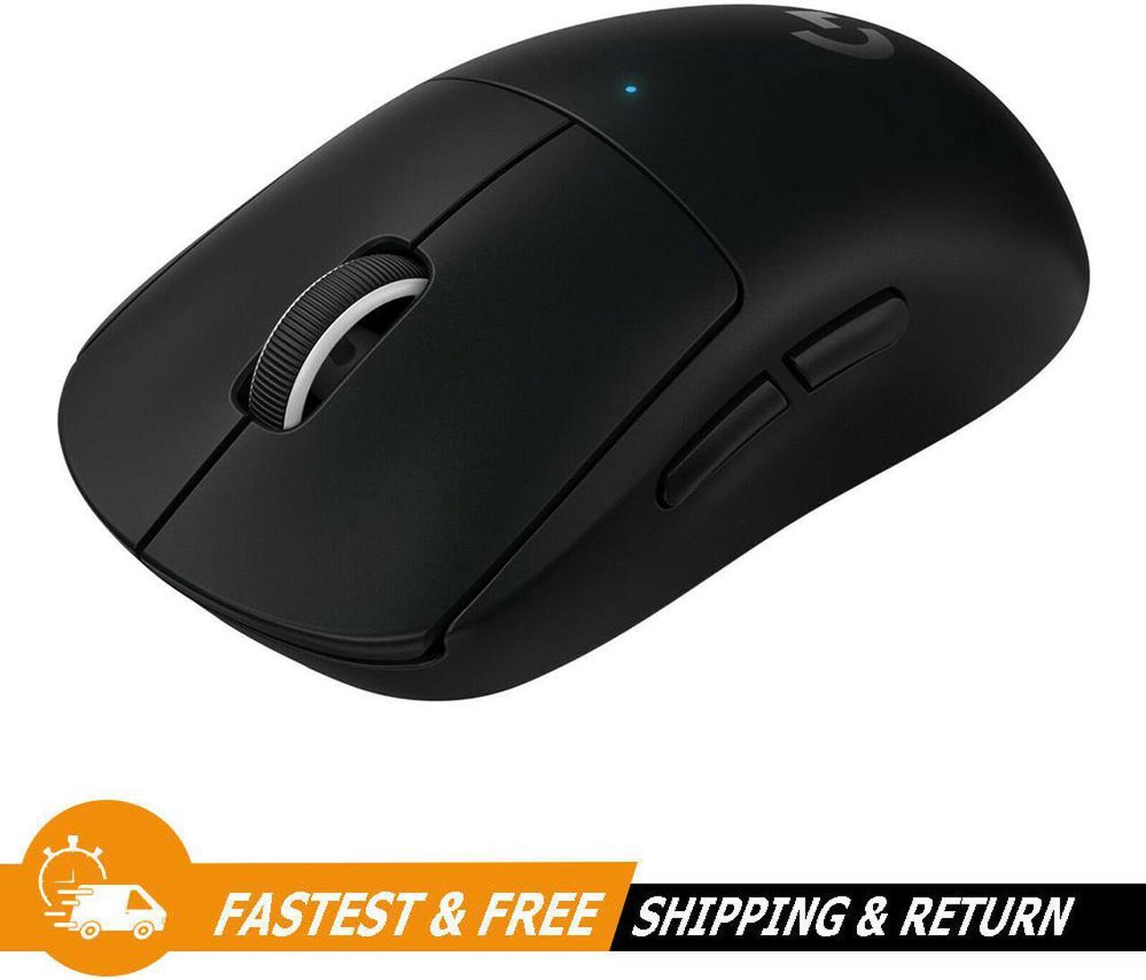 Alt view image 3 of 10 - Logitech G PRO X Superlight Lightspeed Wireless Optical Gaming Mouse with 5 Programmable Buttons, Hero 25K Sensor PC/Mac Compatible (910-005878) - Black