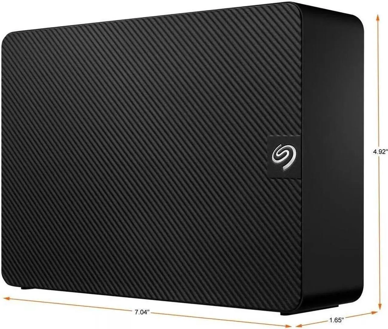Alt view image 2 of 7 - Seagate Expansion Plus 8TB USB 3.0 Portable External HD, Black (STKR8000400)
