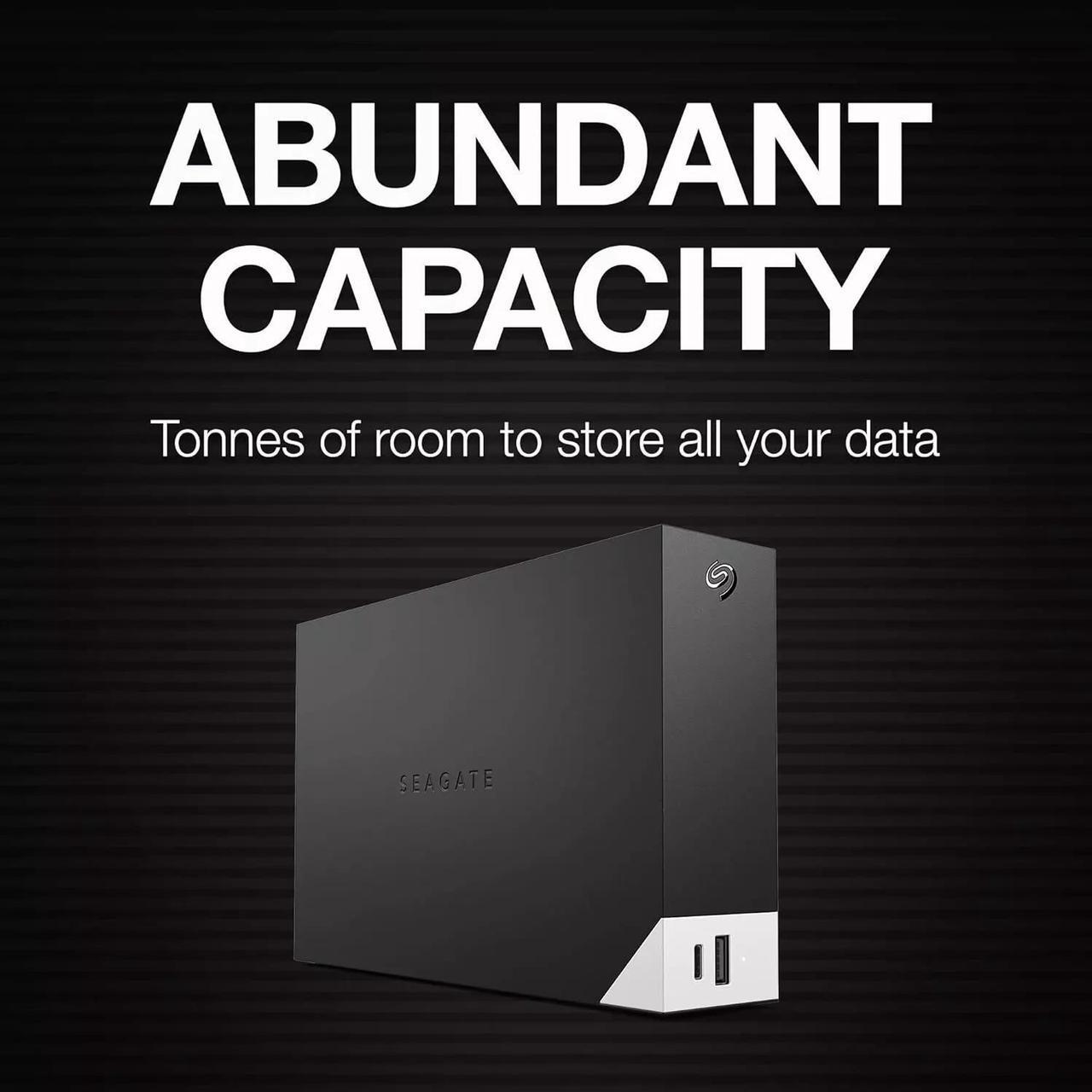 Alt view image 7 of 7 - Seagate One Touch Hub 8TB 3.5" USB 3.0 External Hard Drive Desktop STLC8000400
