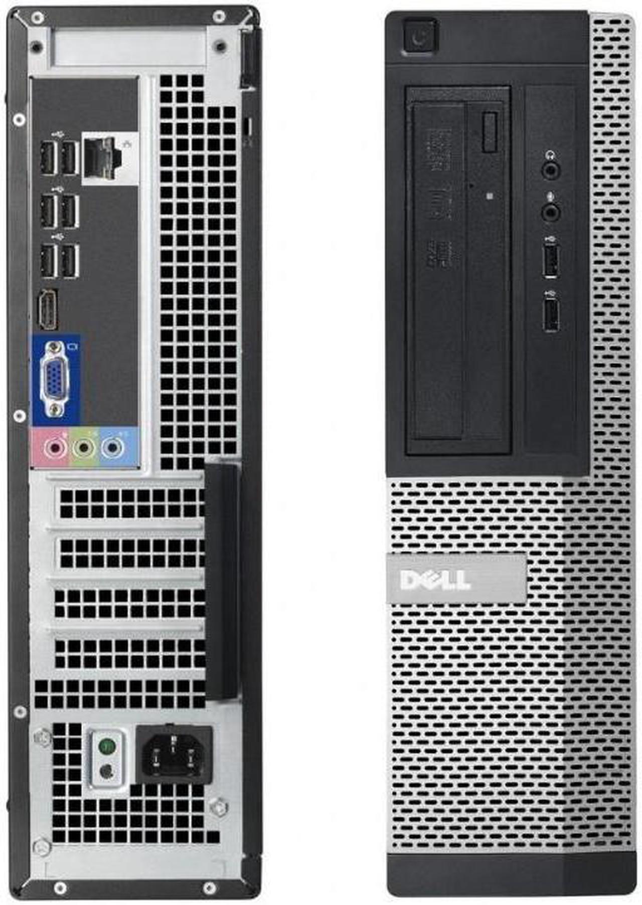 Alt view image 2 of 5 - Dell Optiplex 3010 Desktop Computer Intel Core i3 3220 16GB RAM 500GB DVD Windows 10 Home PC, New Free keyboard and Mouse, WiFi Adapter, Black - OEM