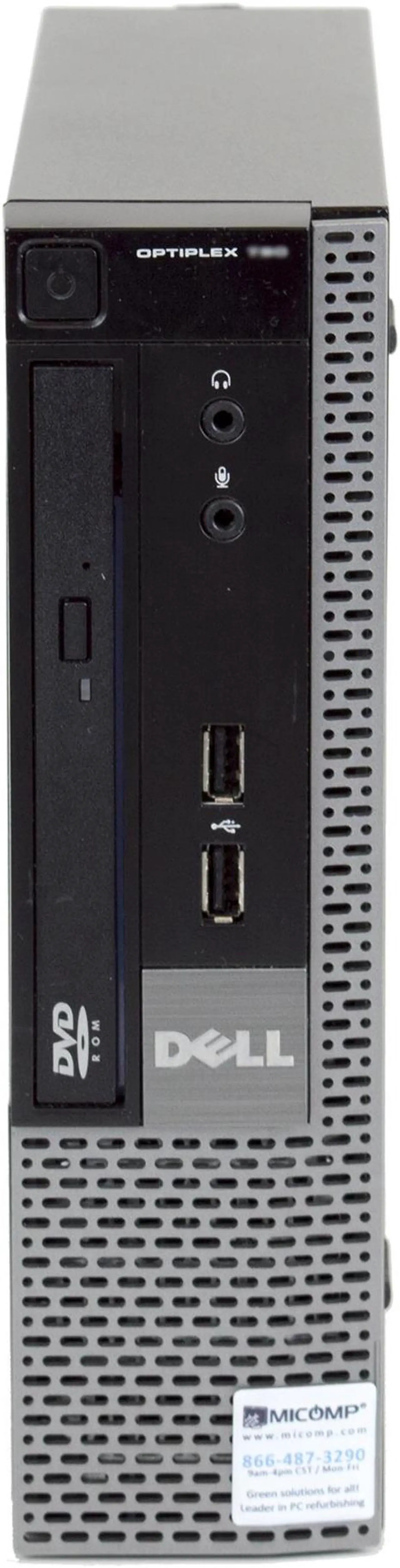 Alt view image 3 of 5 - Dell Optiplex 7010 Ultra Small Form Factor PC i3-3220 Dual Core 3.3Ghz 8GB 120GB New Solid State Drive DVD-Rom Windows 10 Professional 64 Bit 1 Year Warranty