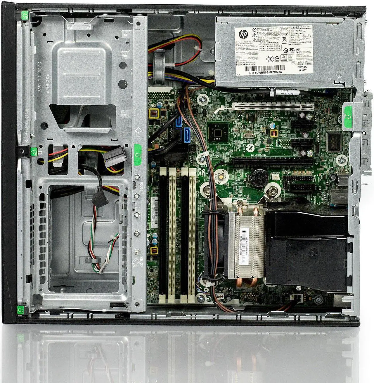Alt view image 4 of 5 - HP ProDesk 400 G1 SF Dual Core 3.4Ghz 8GB 1TB Windows 10 PRO Desktop Computer PC & LCD