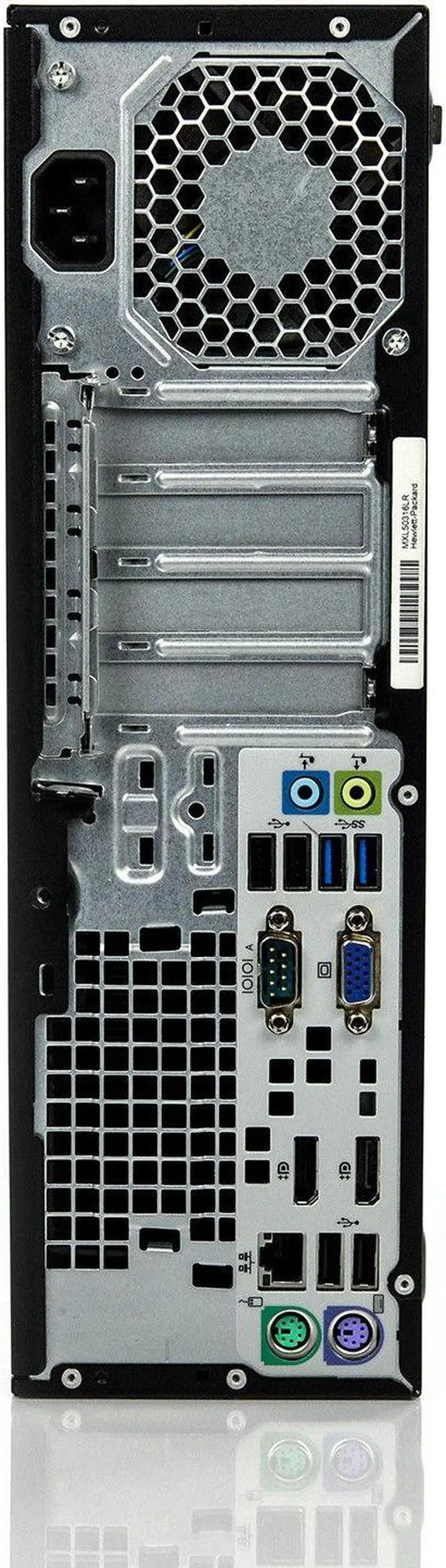 Alt view image 5 of 5 - HP ProDesk 400 G1 SF Dual Core 3.4Ghz 8GB 1TB Windows 10 PRO Desktop Computer PC & LCD