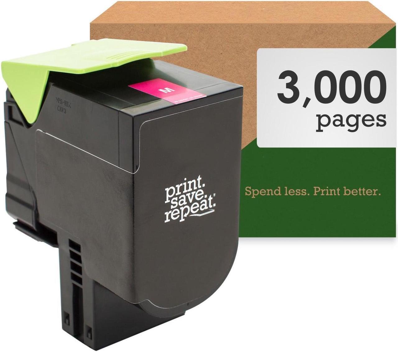 Main image of Print.Save.Repeat. Lexmark 701HM Magenta High Yield Toner Cartridge for CS310, CS410, CS510 [3,000 Pages]