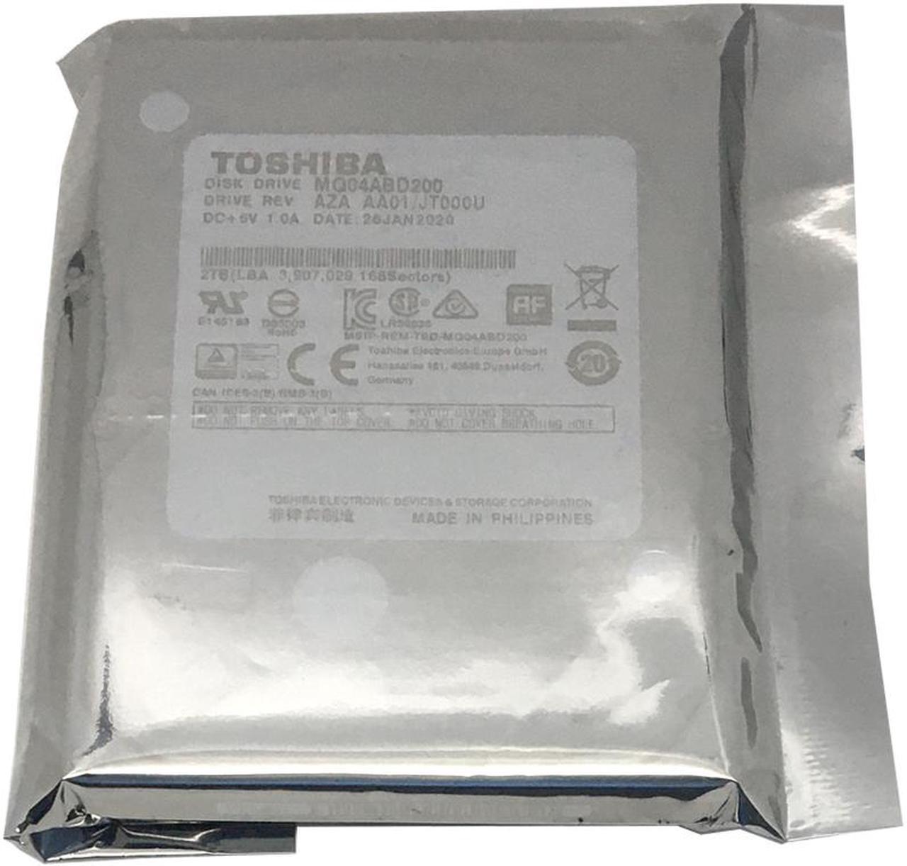 Alt view image 3 of 7 - TOSHIBA MQ04ABD200 2TB 5400 RPM 128MB Cache SATA 6.0Gb/s 2.5" Internal Notebook Hard Drive