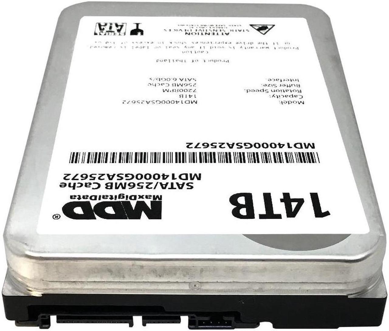Alt view image 3 of 5 - MDD (MD14000GSA25672) 14TB 7200RPM SATA 6Gb/s 128MB Cache 3.5" Internal Desktop Hard Drive - 3 Years Warranty