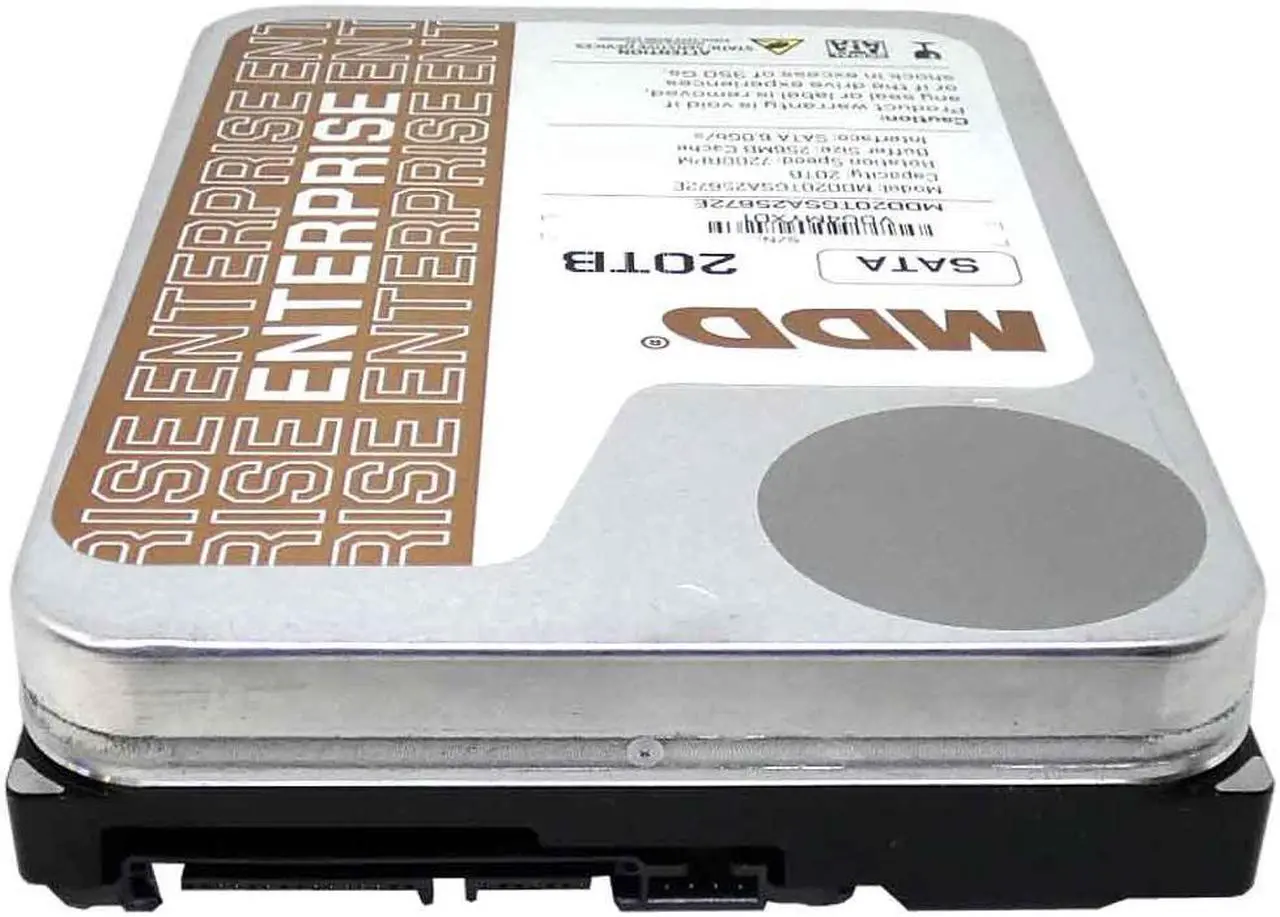 Alt view image 5 of 6 - MDD (MDD20TGSA25672E) 20TB 7200 RPM 256MB Cache SATA 6.0Gb/s 3.5inch Internal Enterprise Hard Drive