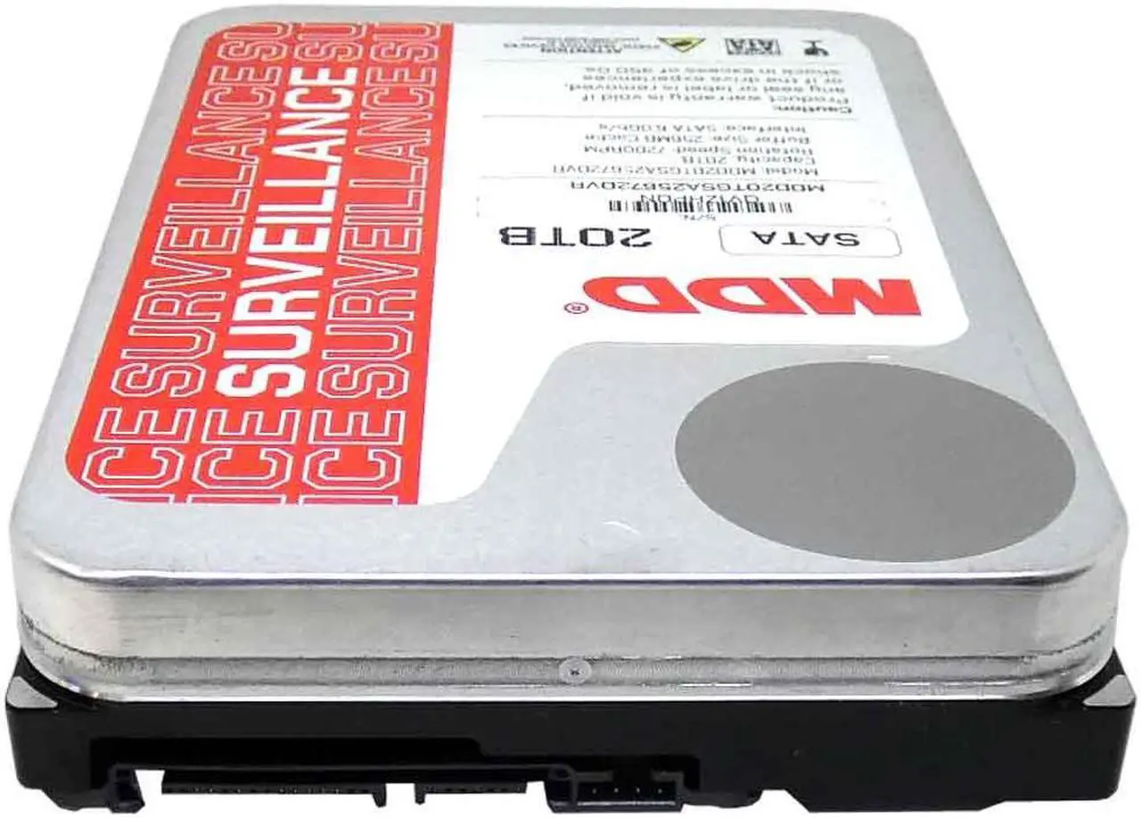 Alt view image 4 of 6 - MDD (MDD20TGSA25672DVR) 20TB 7200RPM 256MB Cache SATA 6.0Gb/s 3.5inch Internal Surveillance Hard Drive