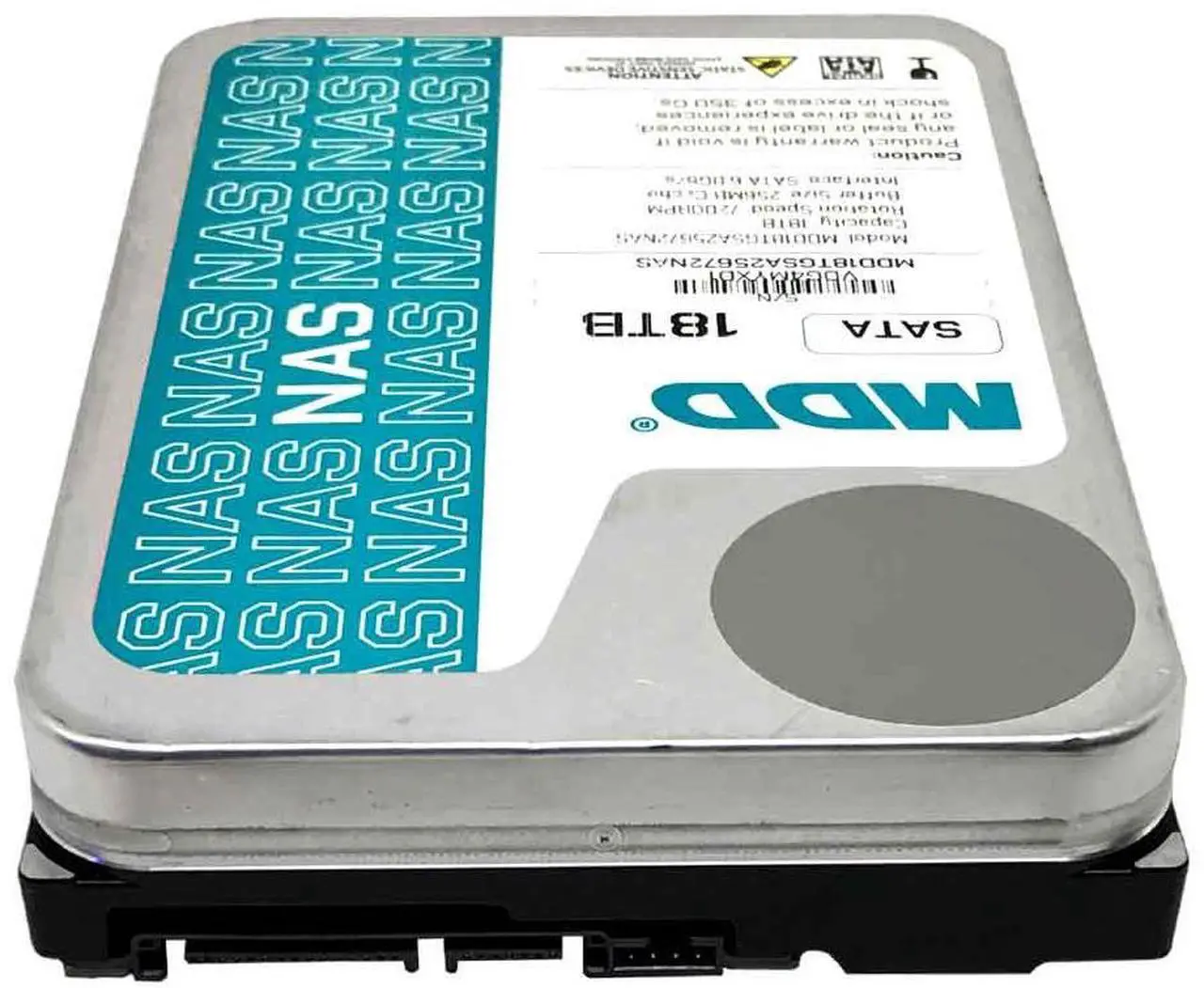 Alt view image 3 of 4 - MDD MDD18TSATA25672NAS 18TB 7200 RPM 256MB Cache SATA 6.0Gb/s 3.5" Internal Hard Drive for NAS Network Storage