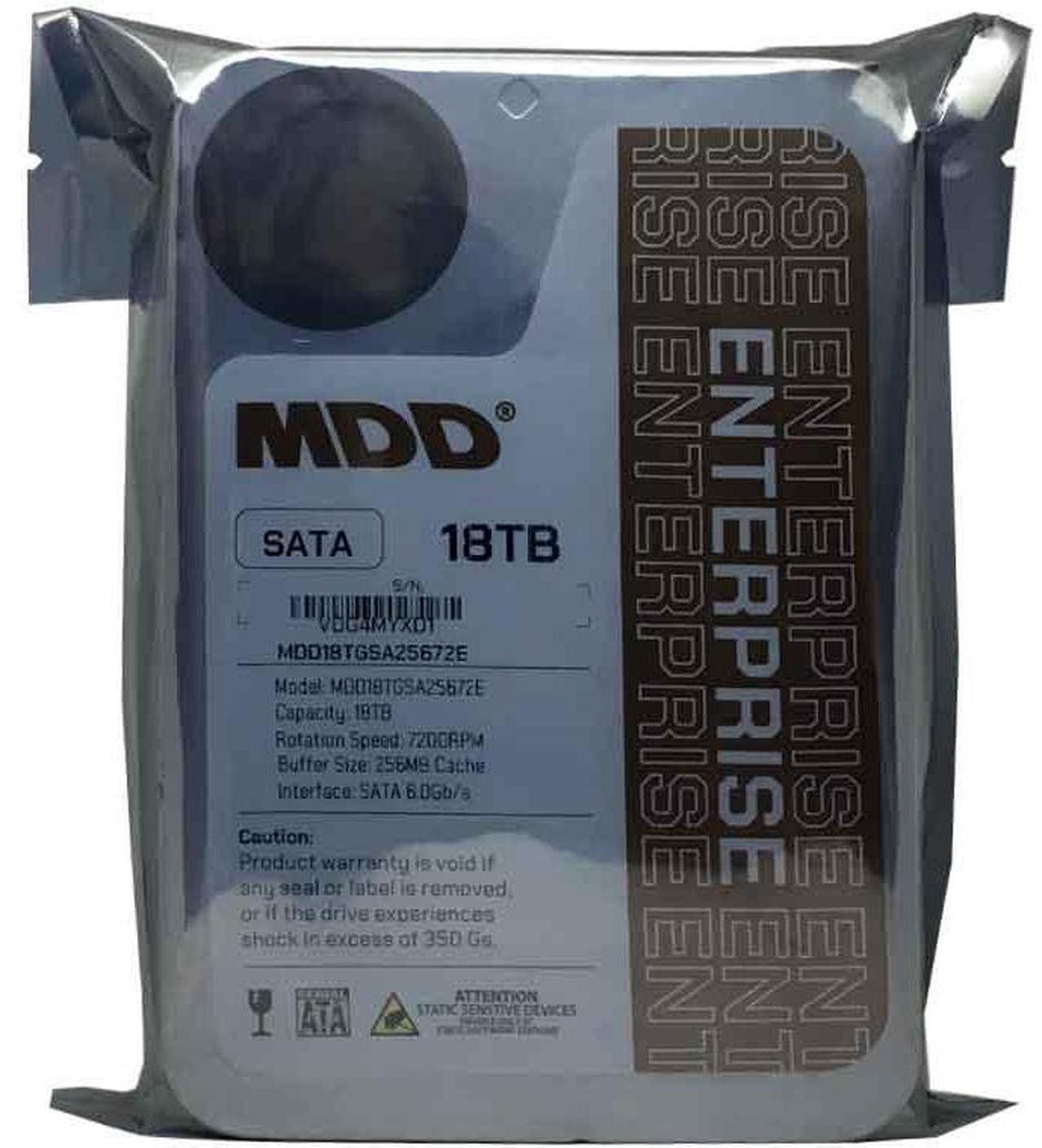 Alt view image 4 of 5 - MDD MDD18TSATA25672E18TB 7200 RPM 256MB Cache SATA 6.0Gb/s 3.5" Internal Enterprise Hard Drive