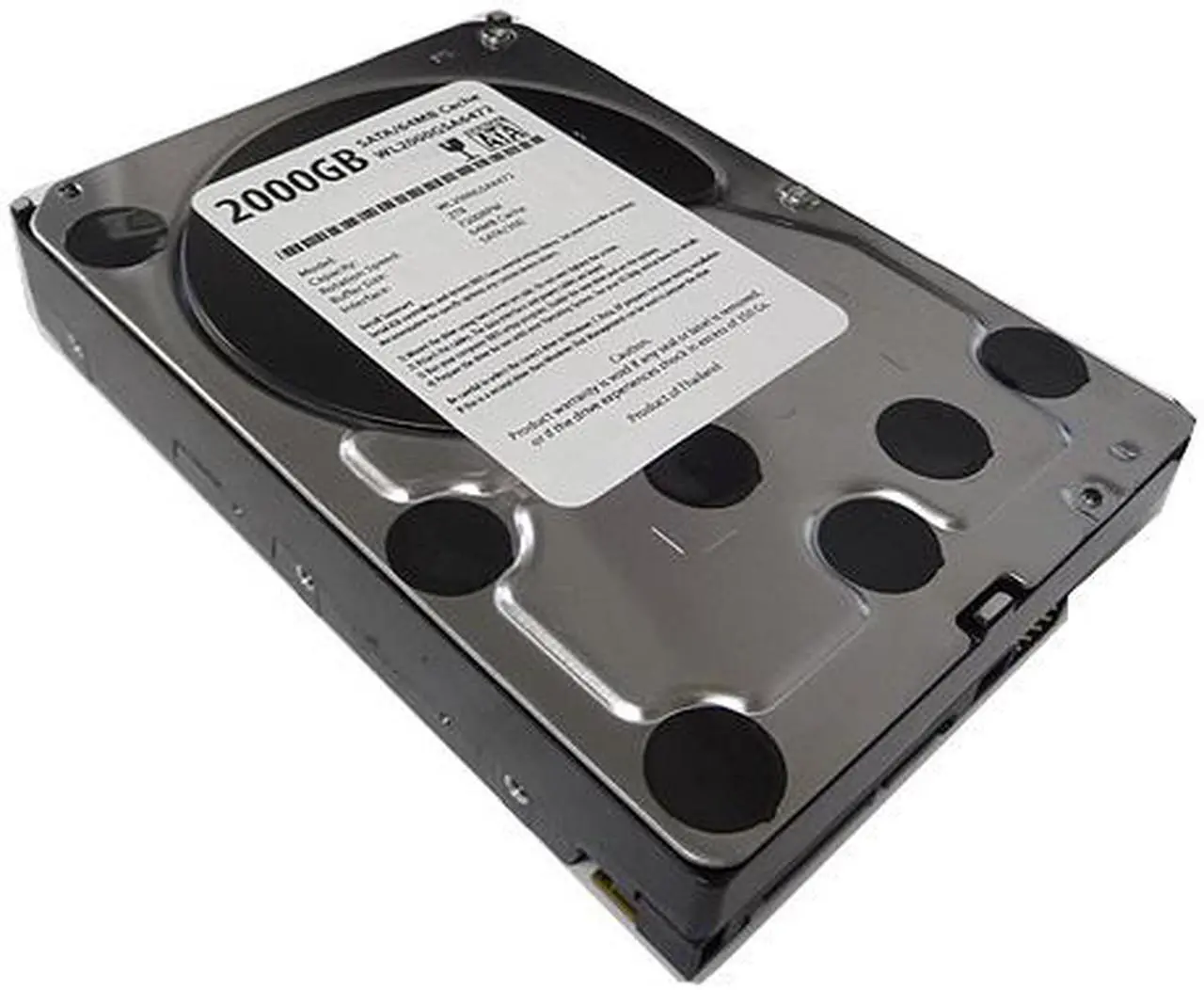 Main image of WL 2 Terabyte (2TB) 64MB Cache 7200RPM SATA2 (3.0Gb/s) 3.5" Internal Destkop Hard Drive (PC/Mac/CCTV DVR)- w/ 1 Year Warranty