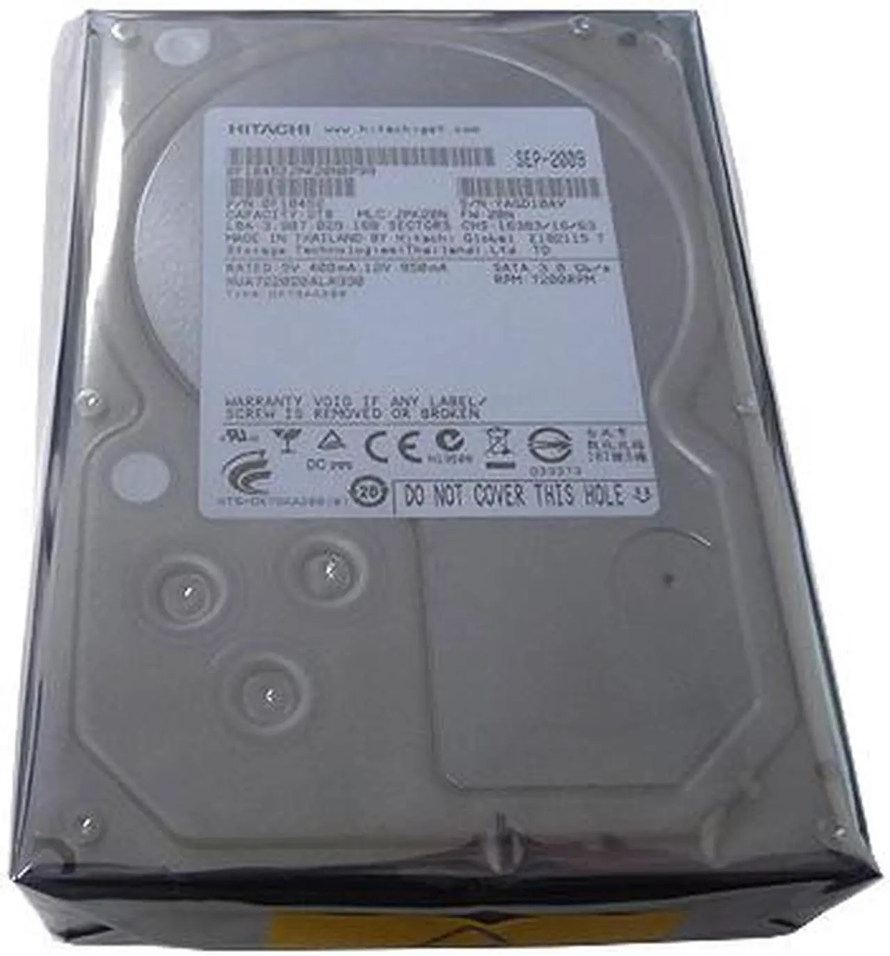Alt view image 2 of 5 - Hitachi Ultrastar A7K2000 2TB HUA722020ALA330 (0F10942) 2TB 32MB Cache 7200RPM SATA2 Enterprise Hard Drive - OEM w/ 1 Year Warranty