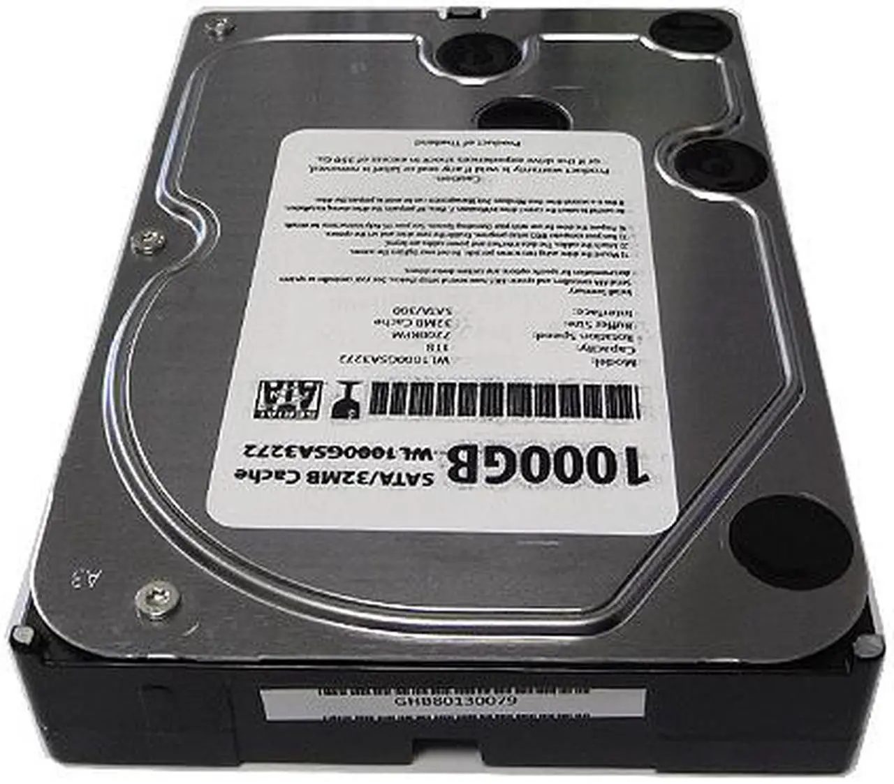 Alt view image 5 of 5 - WL 1TB 32MB Cache 7200RPM SATA2 (3.0Gb/s) 3.5" Internal Desktop Hard Drive (For CCTV DVR, NAS, PC/Mac) -1 Year Warranty