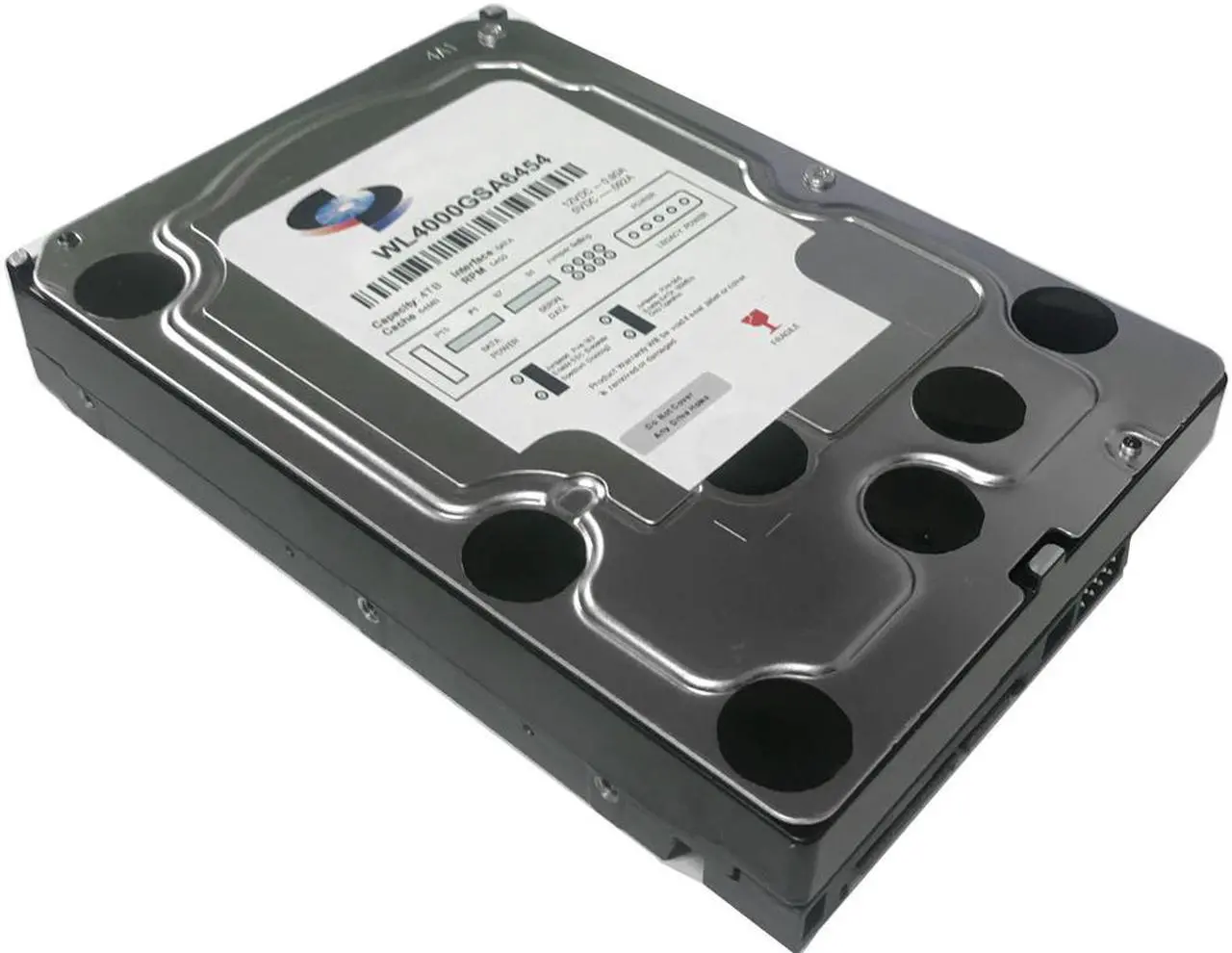 Main image of WL 4TB 64MB Cache 5400RPM SATA III (6.0Gb/s) 3.5" Internal Surveillance DVR Hard Drive - w/ 1 Year Warranty