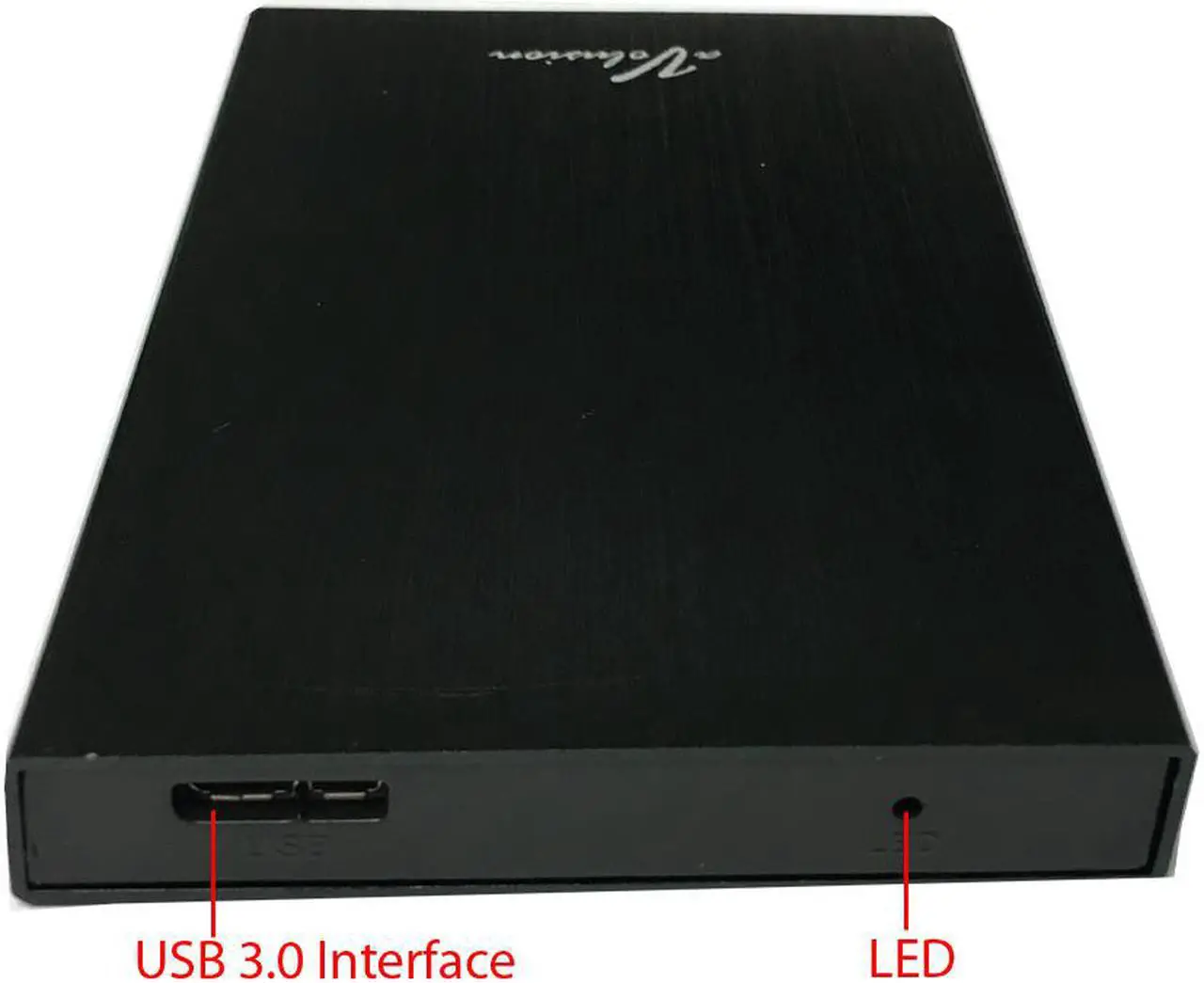 Alt view image 3 of 6 - Avolusion HD250U3 500GB Ultra Slim SuperSpeed USB 3.0 Portable External Hard Drive (Windows OS Formatted) (Black)