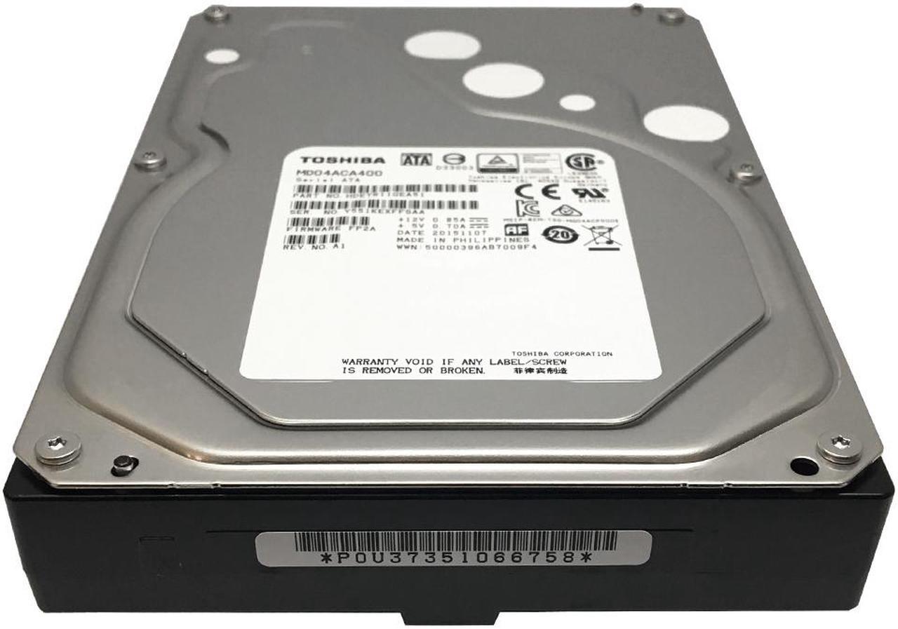 Alt view image 5 of 8 - TOSHIBA MD04ACA400 4TB 7200 RPM 128MB Cache SATA 6.0Gb/s 3.5" Internal Hard Drive
