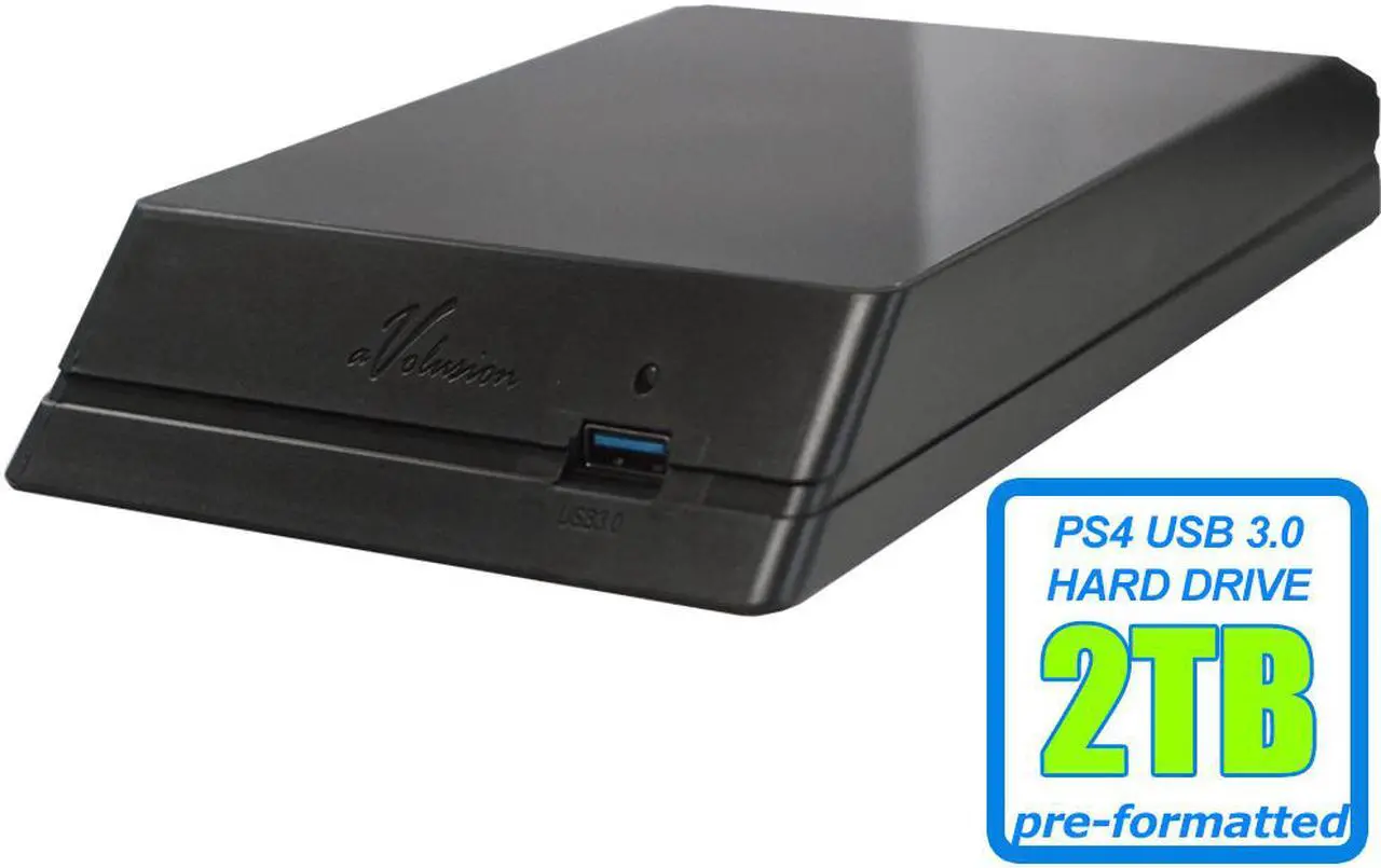 Main image of Avolusion HDDGear 2TB USB 3.0 External Gaming Hard Drive (for PS4, PS4 Slim, PS4 Slim Pro) - 2 Year Warranty