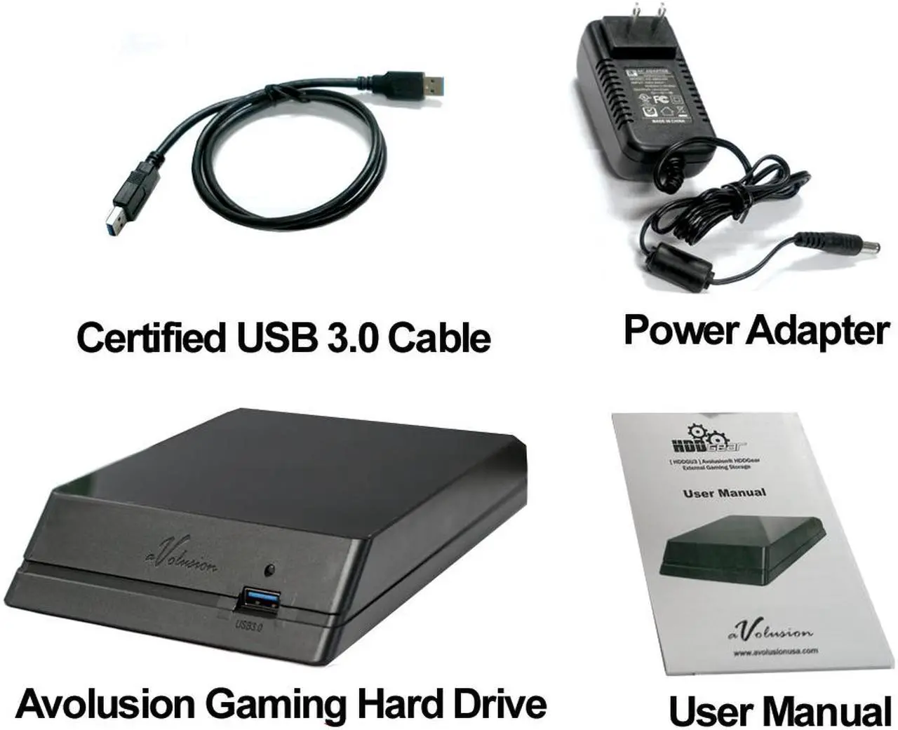 Alt view image 4 of 6 - Avolusion HDDGear 2TB USB 3.0 External Gaming Hard Drive (for PS4, PS4 Slim, PS4 Slim Pro) - 2 Year Warranty