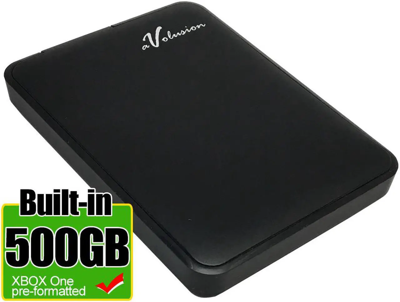 Main image of Avolusion 500GB USB 3.0 Portable External XBOX One Hard Drive (XBOX One Pre-Formatted) HD250U3-Z1 - Retail w/2 Year Warranty