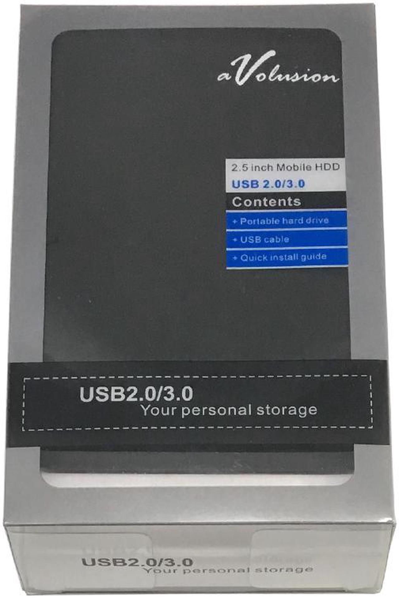 Alt view image 3 of 6 - Avolusion 500GB USB 3.0 Portable External PS4 Hard Drive (PS4 Pre-Formatted) HD250U3-Z1 - Retail w/2 Year Warranty