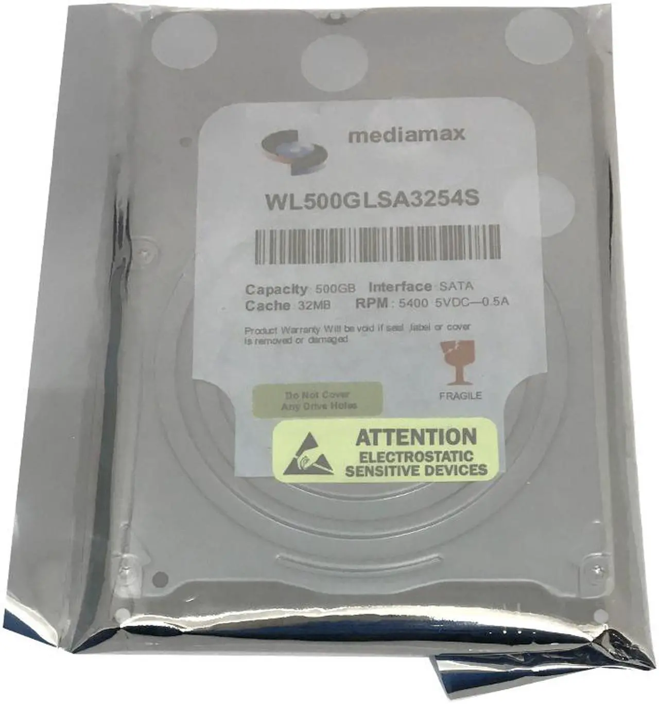 Alt view image 2 of 5 - WL 500GB 32MB Cache 5400RPM SATA III (6.0Gb/s) 7mm 2.5" Notebook Hard Drive - 1 Year Warranty