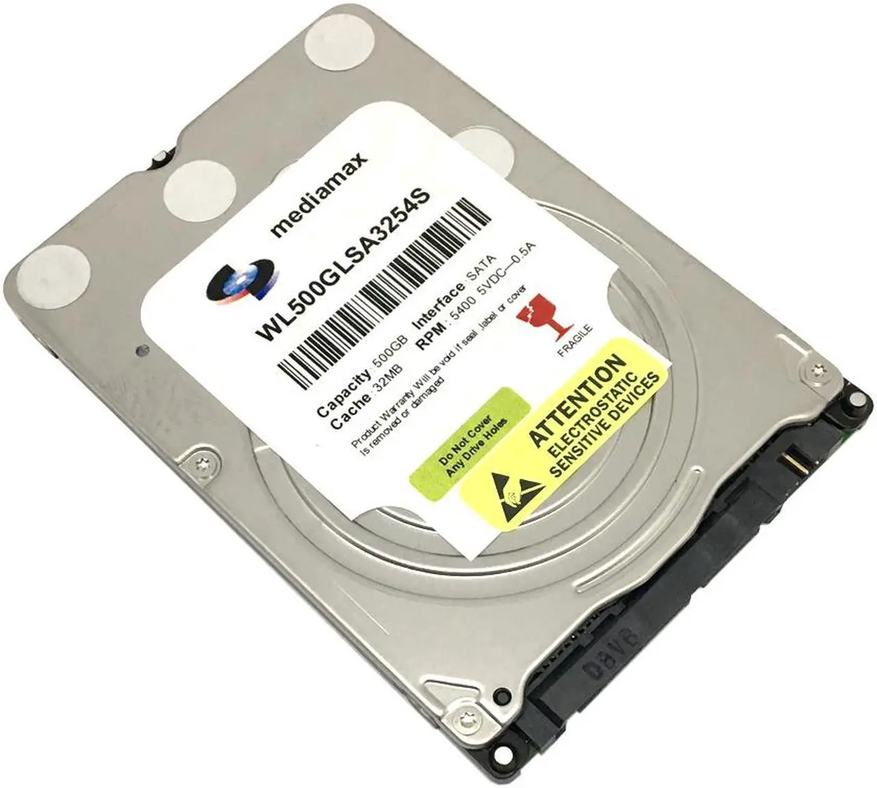 Main image of WL 500GB 32MB Cache 5400RPM SATA III (6.0Gb/s) 7mm 2.5" Notebook Hard Drive - 1 Year Warranty