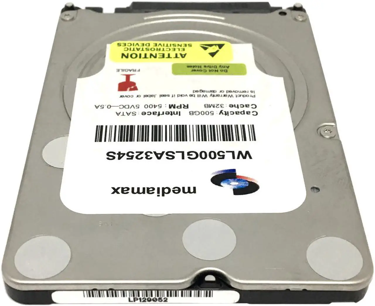 Alt view image 4 of 5 - WL 500GB 32MB Cache 5400RPM SATA III (6.0Gb/s) 7mm 2.5" Notebook Hard Drive - 1 Year Warranty
