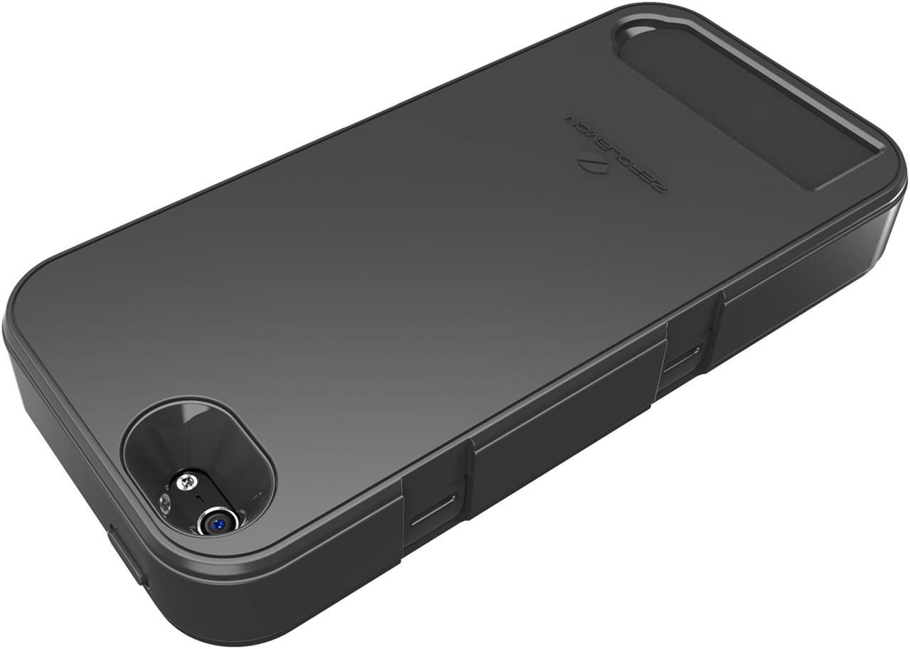 Alt view image 2 of 5 - iPhone 5/5s Battery Case,ZeroLemon 4600mAh Removable Rugged Juicer Triple Layer Extended Battery Case for iPhone 5/5s +Belt Clip + Dual Kickstand + PET Screen Protector-[180 days Warranty Guarantee]