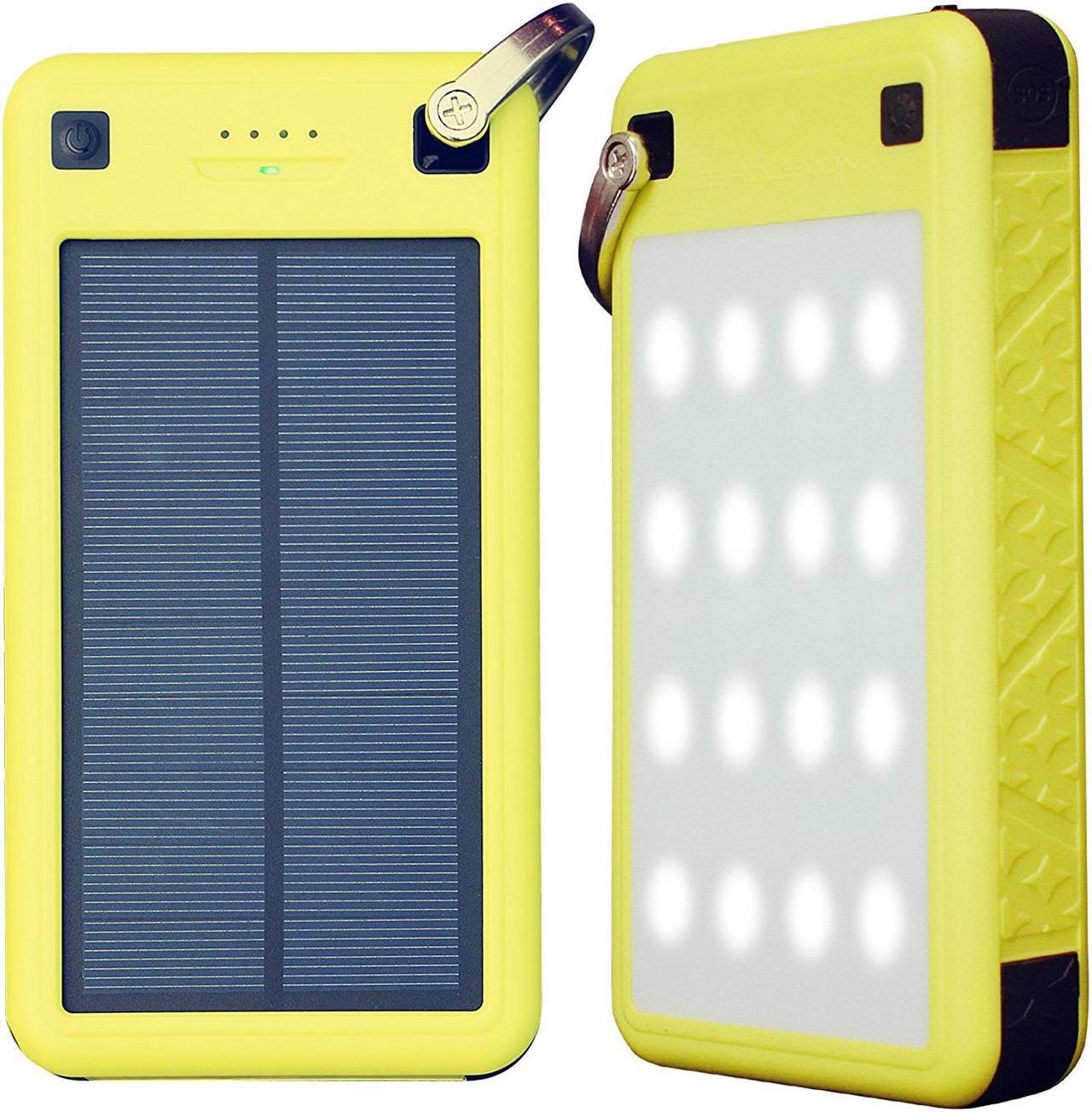 Main image of ZeroLemon SolarJuice 20000mAh Solar Charge External Battery Power Bank with Total 3A Output, Dual USB Output