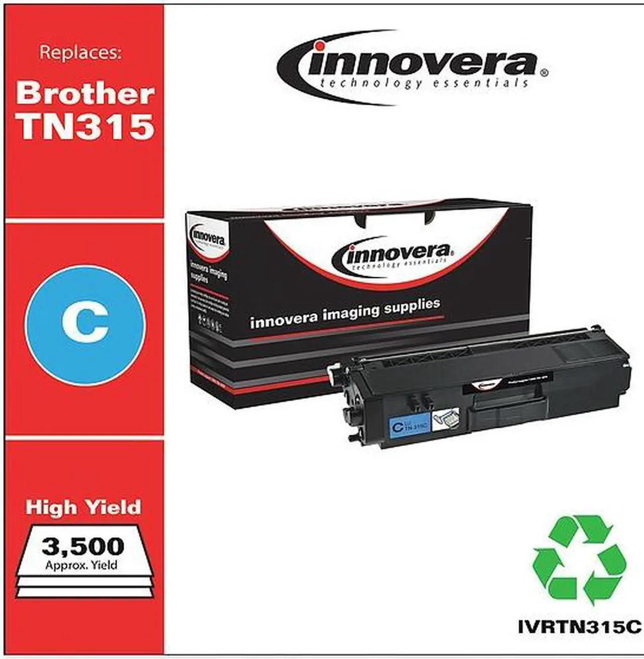 Alt view image 8 of 20 - Innovera Remanufactured TN315C Toner IVRTN315C