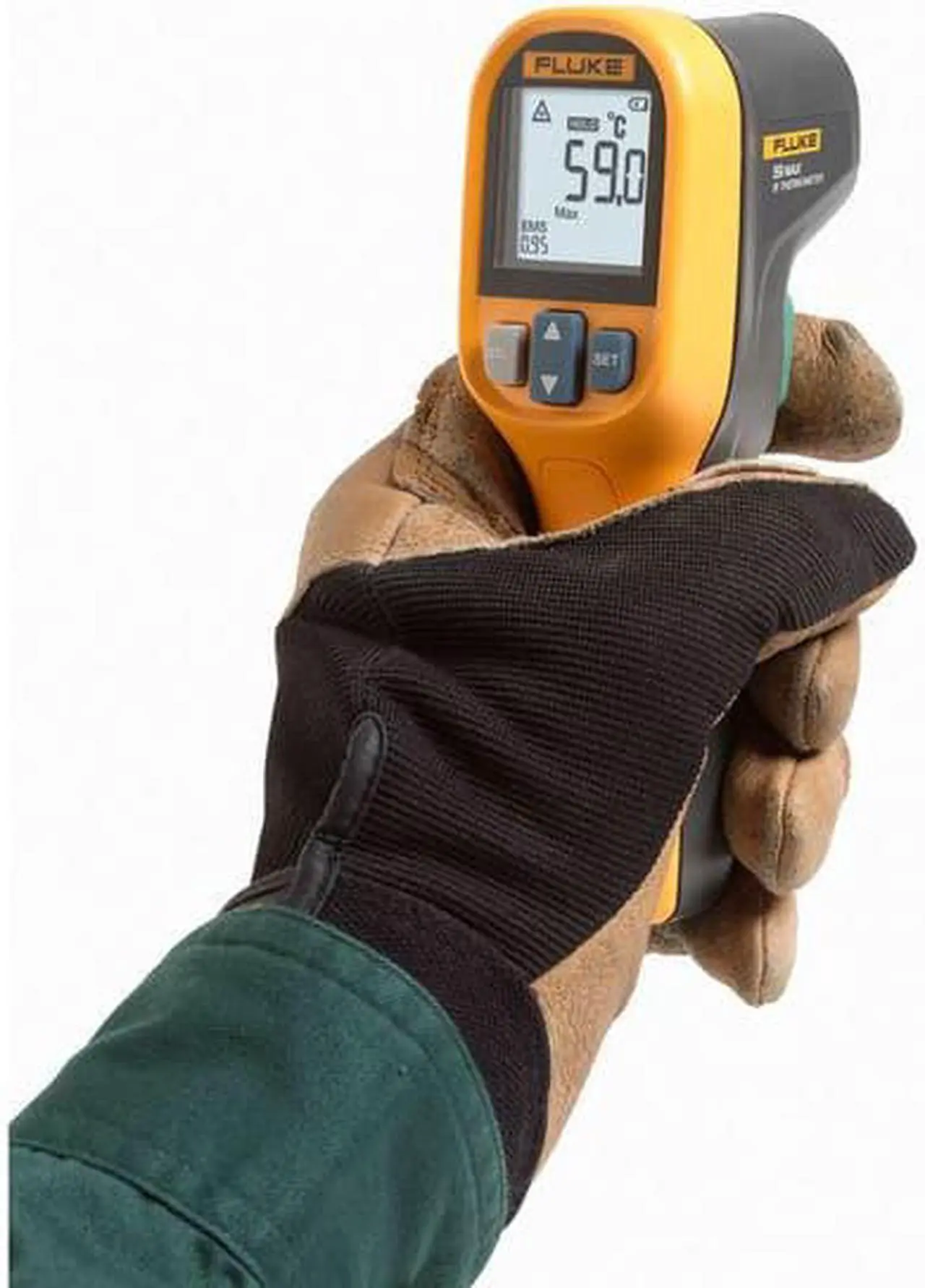 Alt view image 4 of 4 - FLUKE FLUKE-59 MAX Infrared Thermometer, Backlit LCD, -22 Degrees  to 662