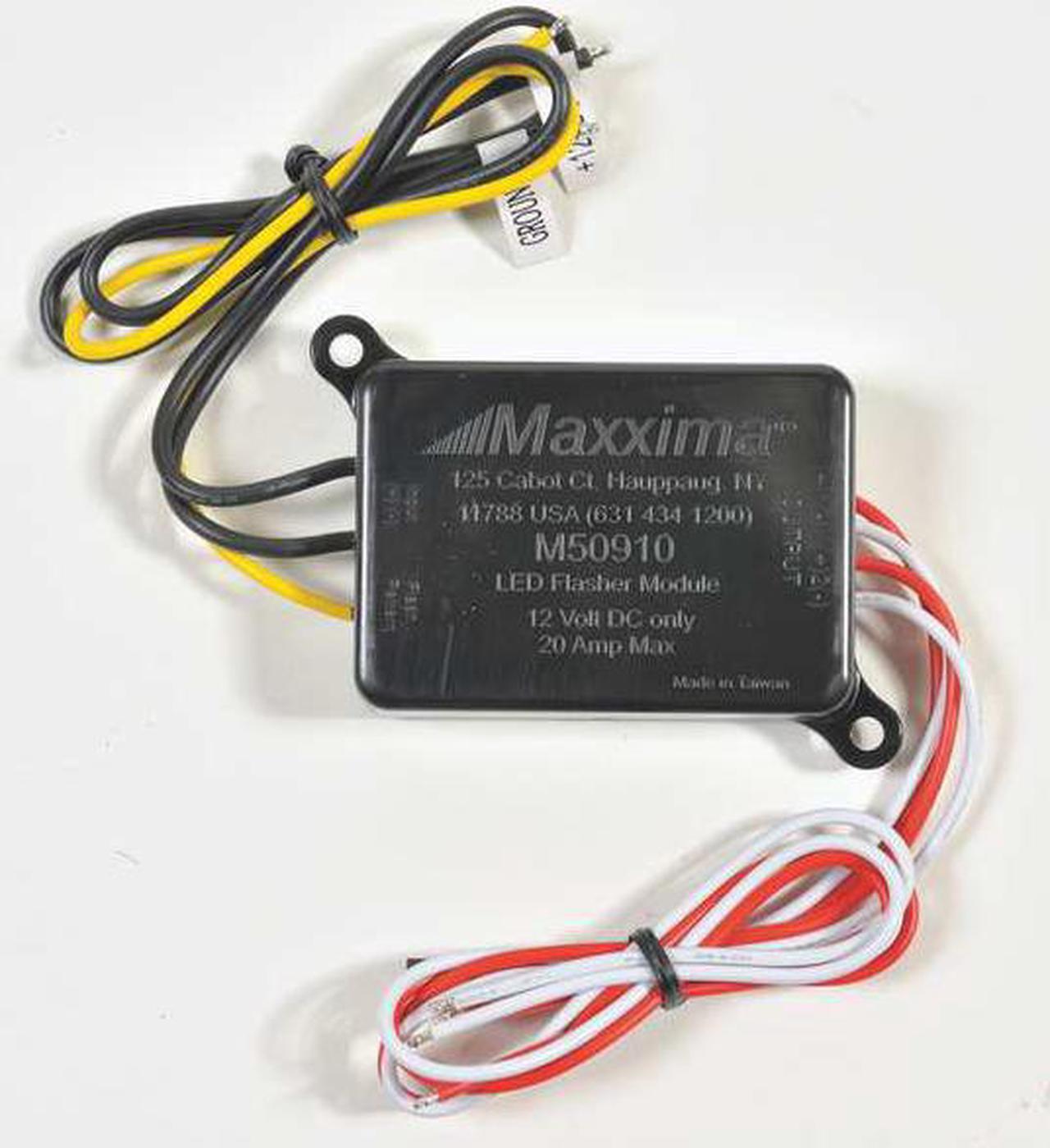 Alt view image 3 of 3 - MAXXIMA M50910 Automotive Flasher, 12.8V DC Volt Rating, Blunt Cut Wires