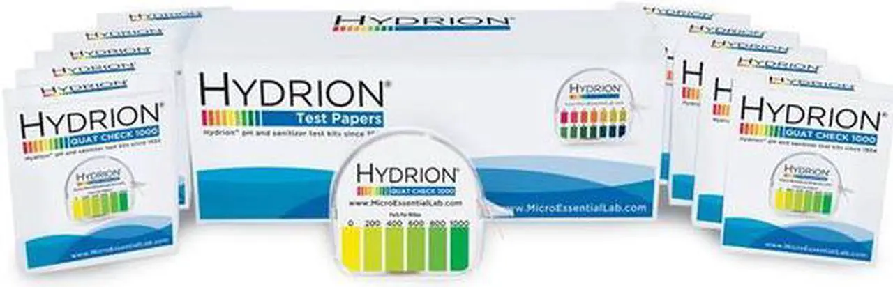 Alt view image 5 of 5 - HYDRION QC-1001 Test Paper,Dispensor,0-1000 ppm,PK10
