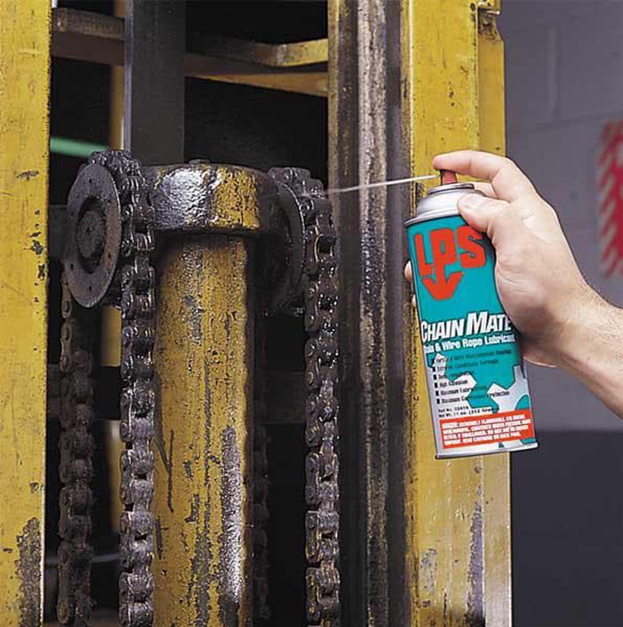 Alt view image 6 of 6 - LPS 02416 Chainmate Chain and Wire Lubricant, 11 Oz Aerosol Can, Black