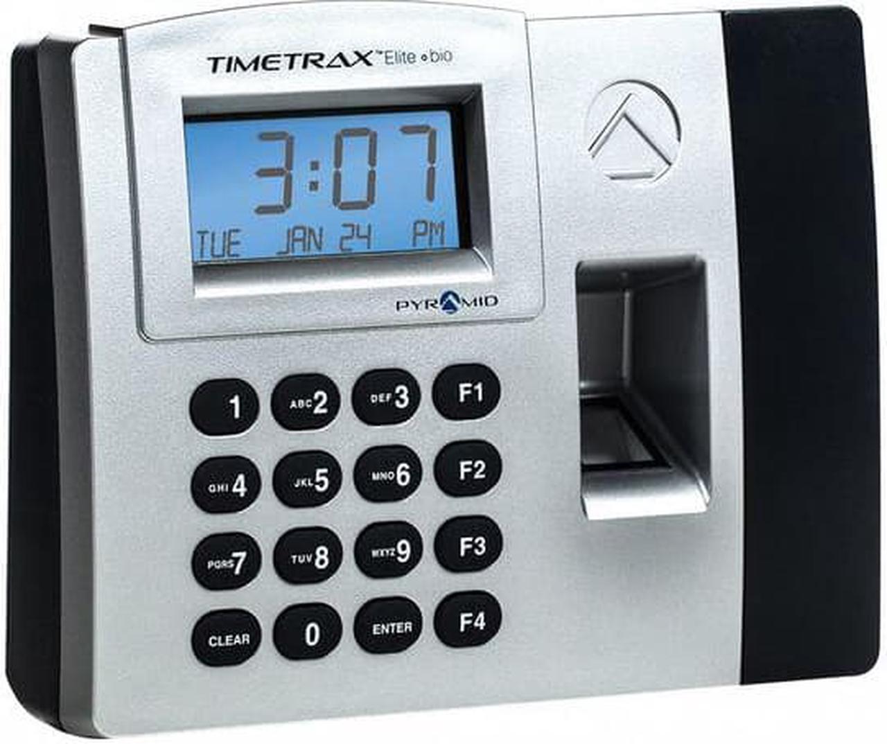 Alt view image 11 of 11 - PYRAMID TTELITEEK Biometric Time Clock System,Digital,