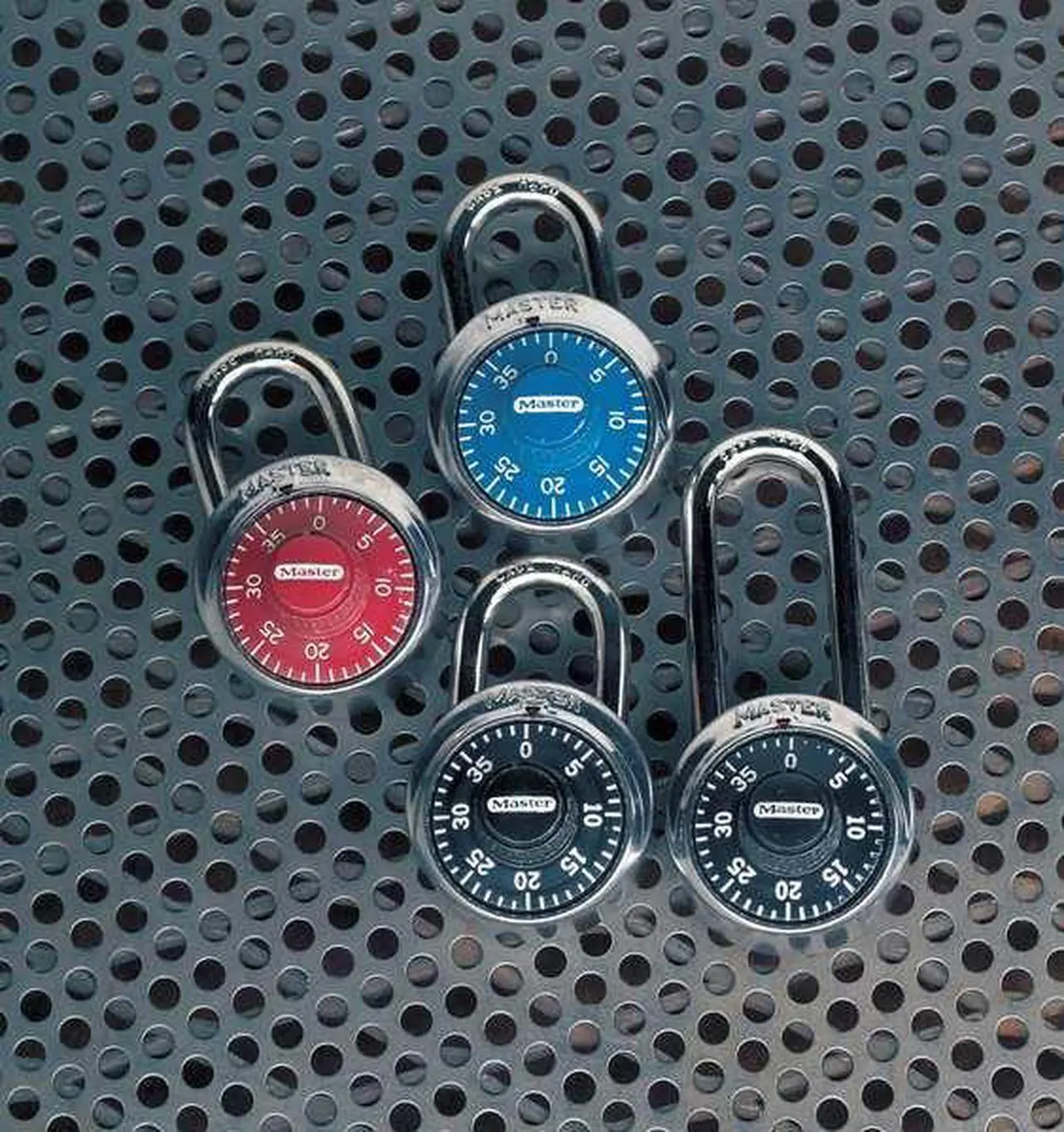 Alt view image 14 of 14 - Master Lock Combination Padlock,2 in,Round,Silver  1506D