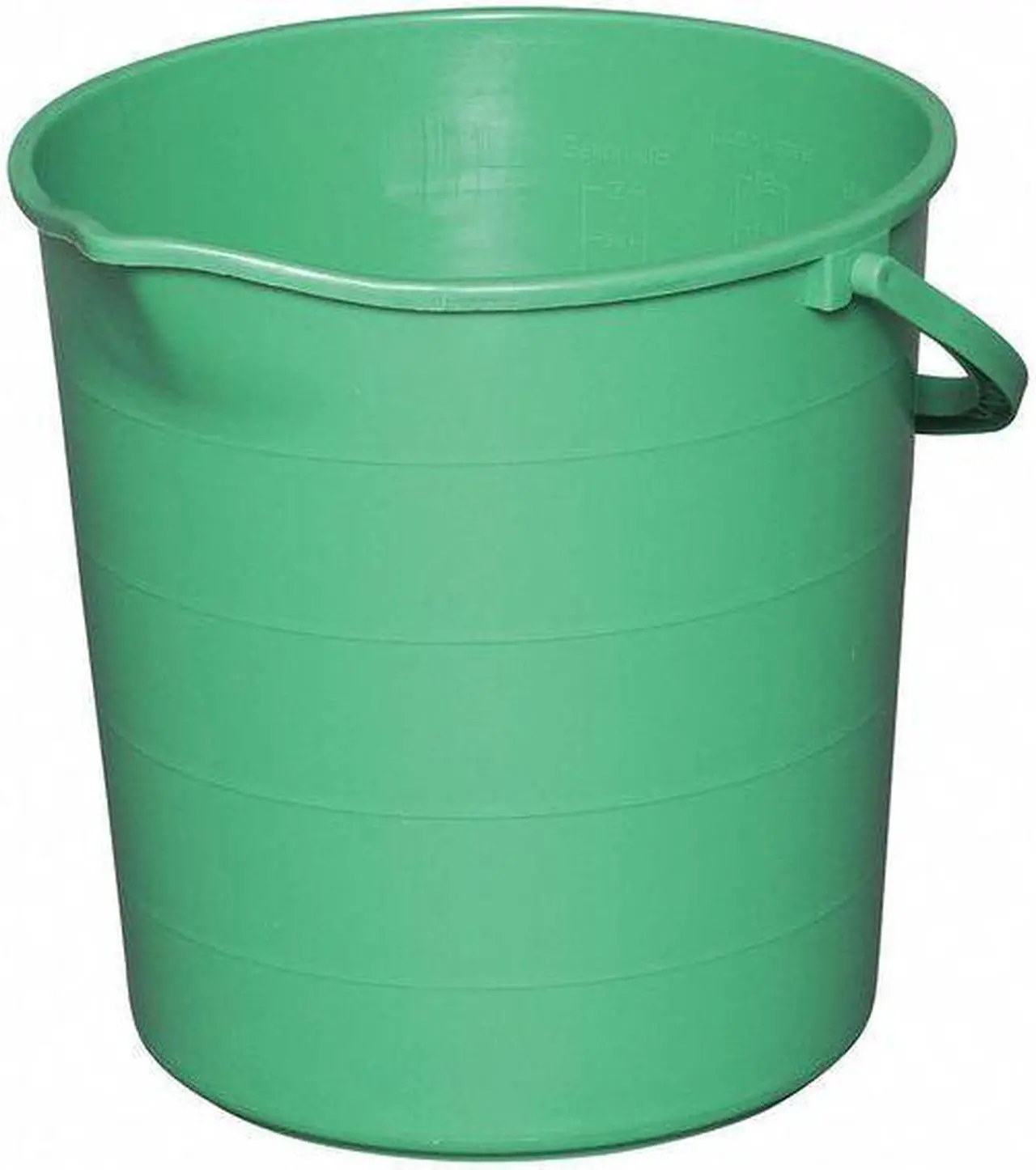 Alt view image 2 of 2 - TOUGH GUY 48LY99 Pail,3 gal.,Polypropylene,12-1/2"L,Green