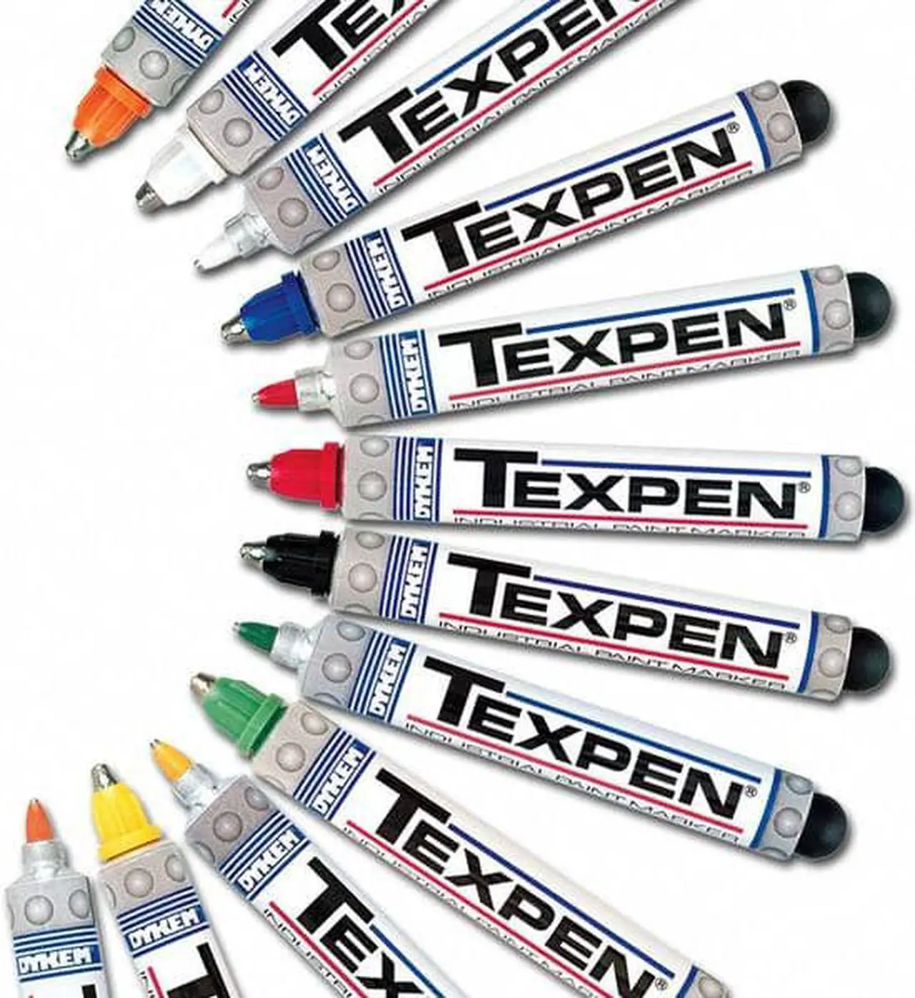 Alt view image 3 of 3 - dykem texpen 60130 blue medium marking pen  16013 price is per each