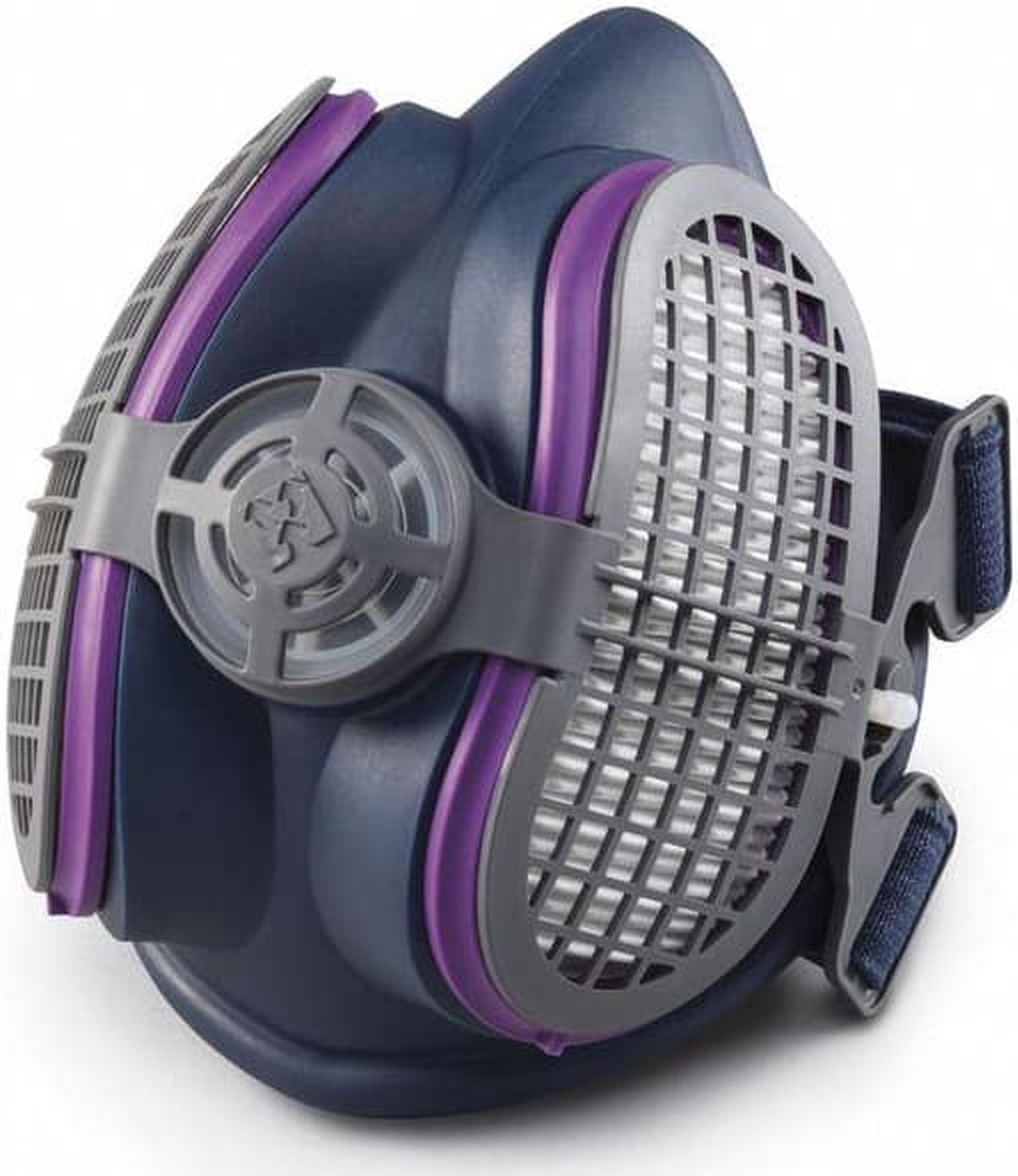 Alt view image 6 of 8 - MILLER ELECTRIC ML00895 Half Mask Respirator, LPR-100, M/L, Single Filter