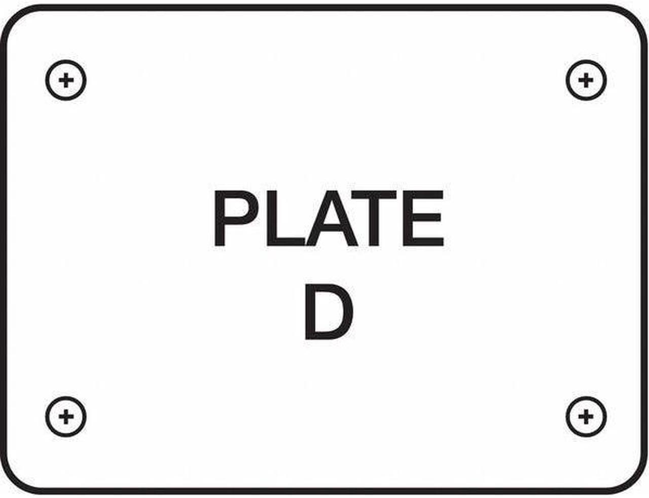 Alt view image 3 of 3 - ZORO SELECT 1NVP4 Swivel Plate Castr,Poly,8 in,1000 lb,Blk